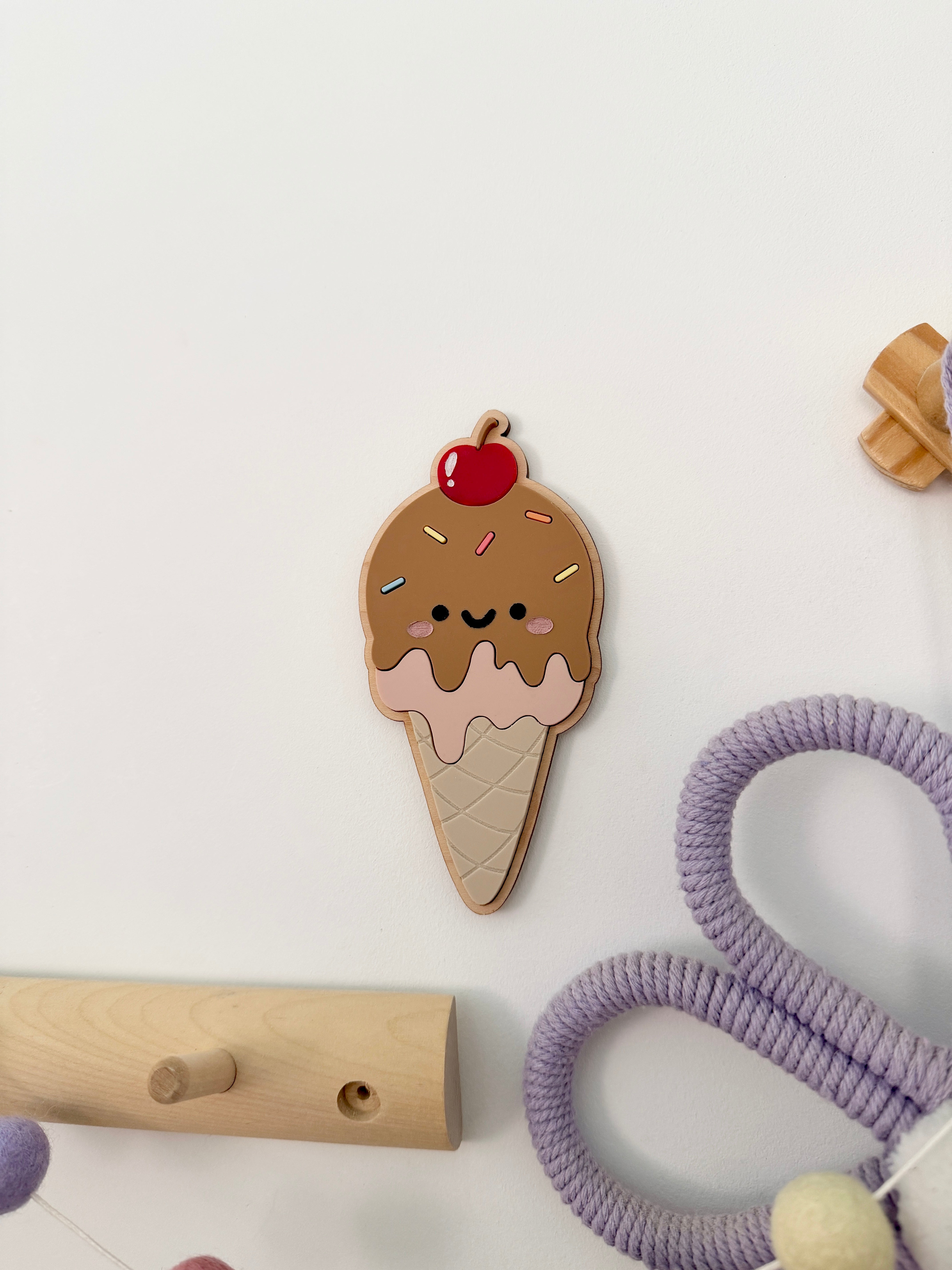 Choc Ice cream wall shape (10 Rays of Sunshine)