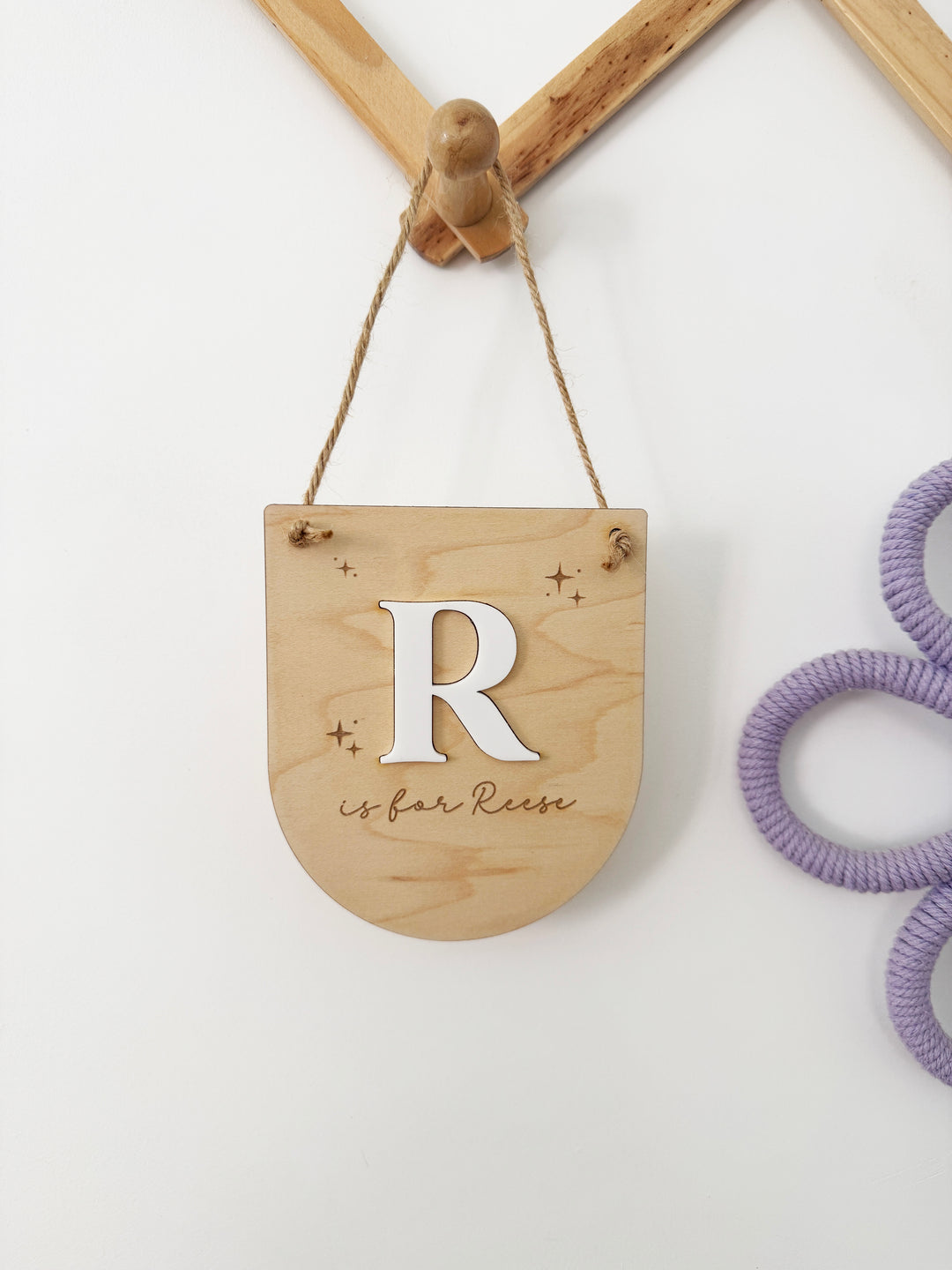 Personalised Initial/name mini pennant