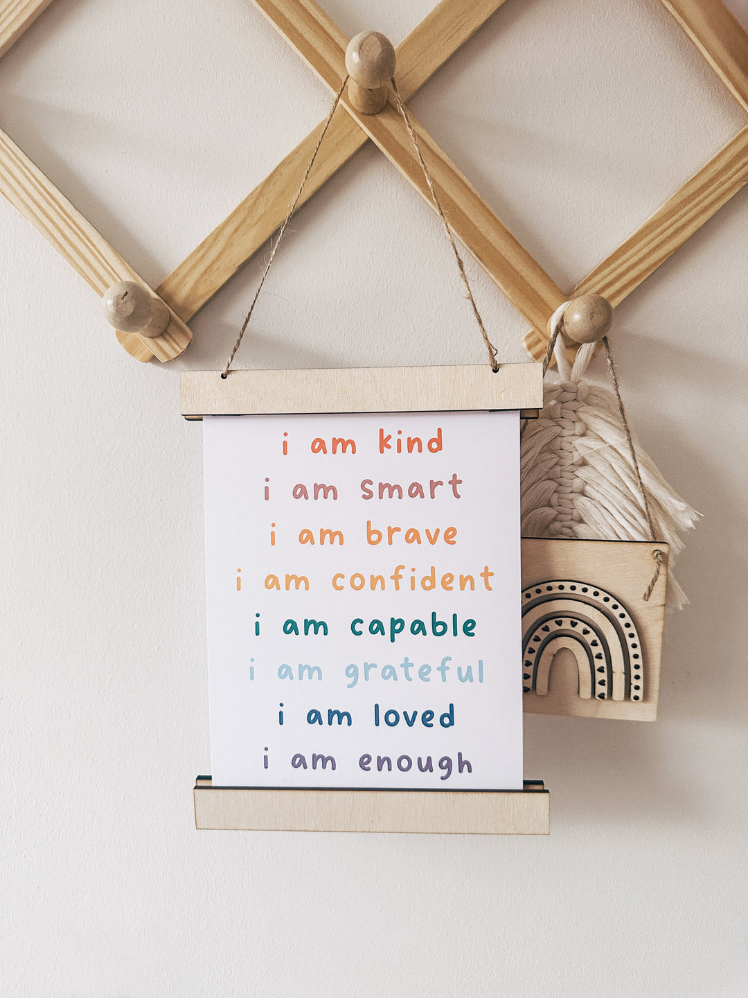 I am.. A5 wall print