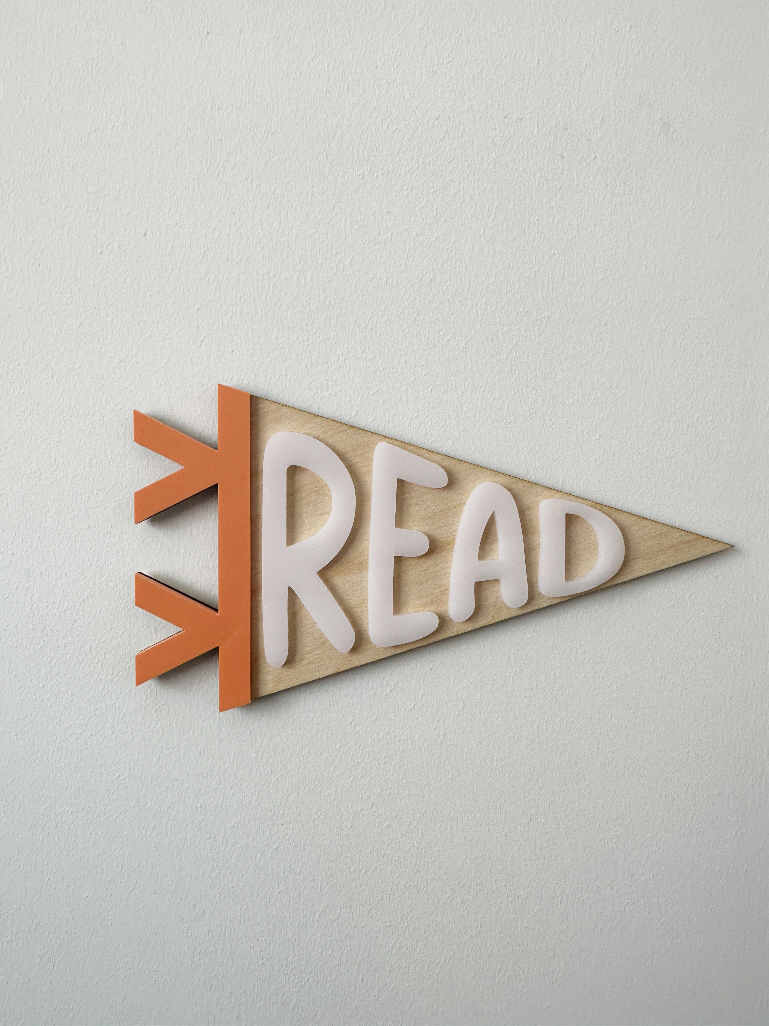 Read pennant flag