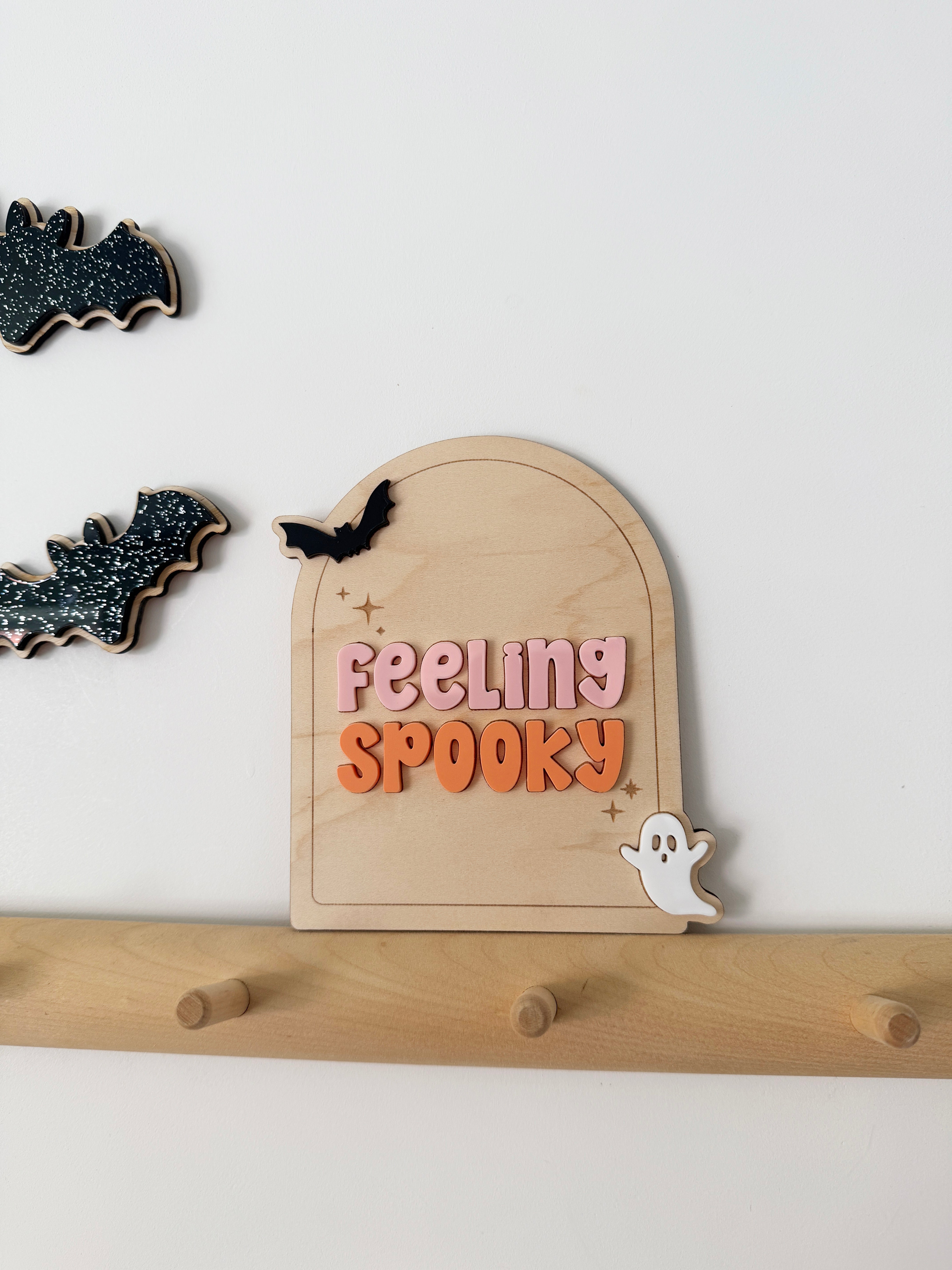 Feeling spooky halloween shelf sitter