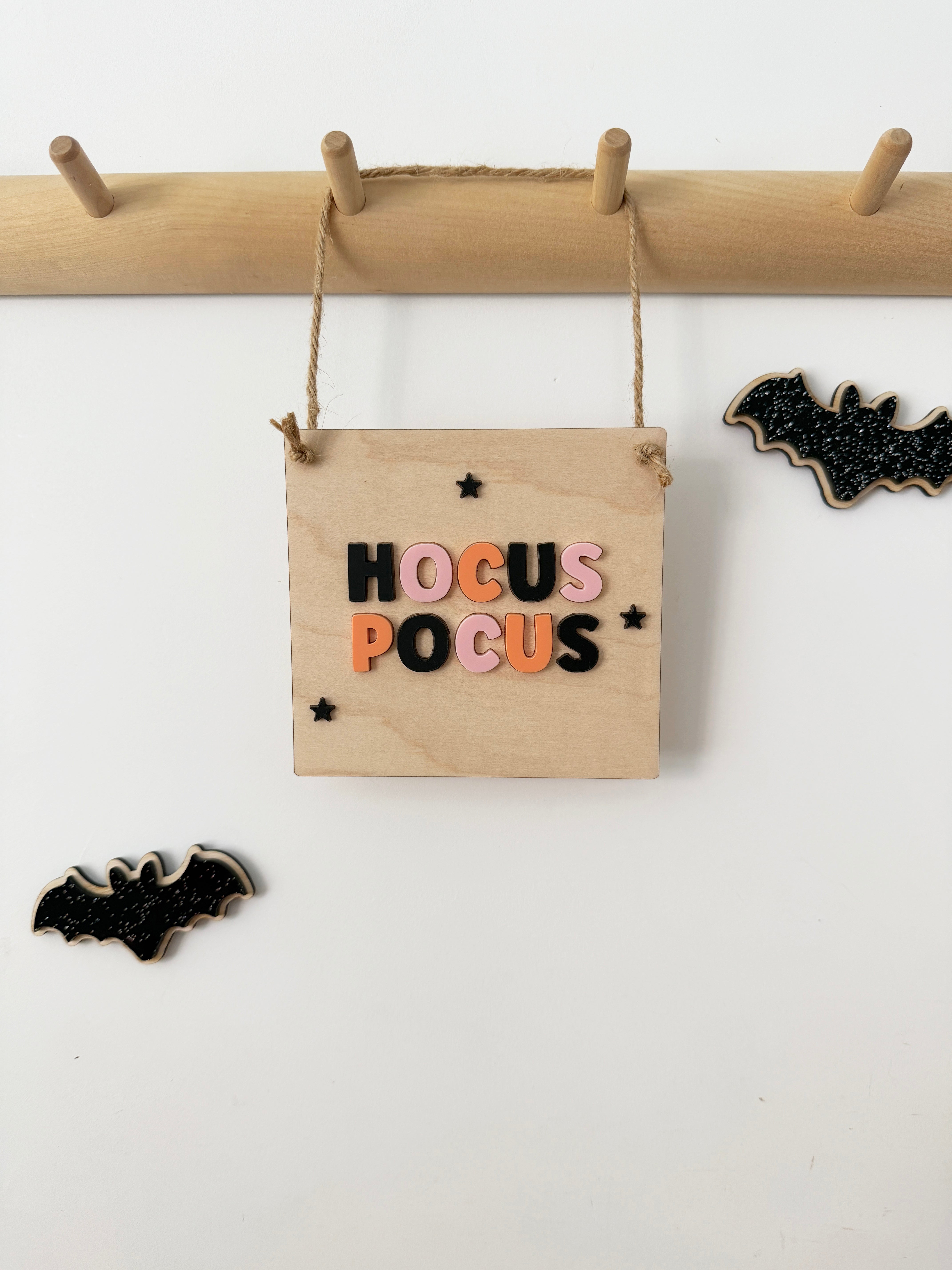 Hocus pocus Halloween mini pennant