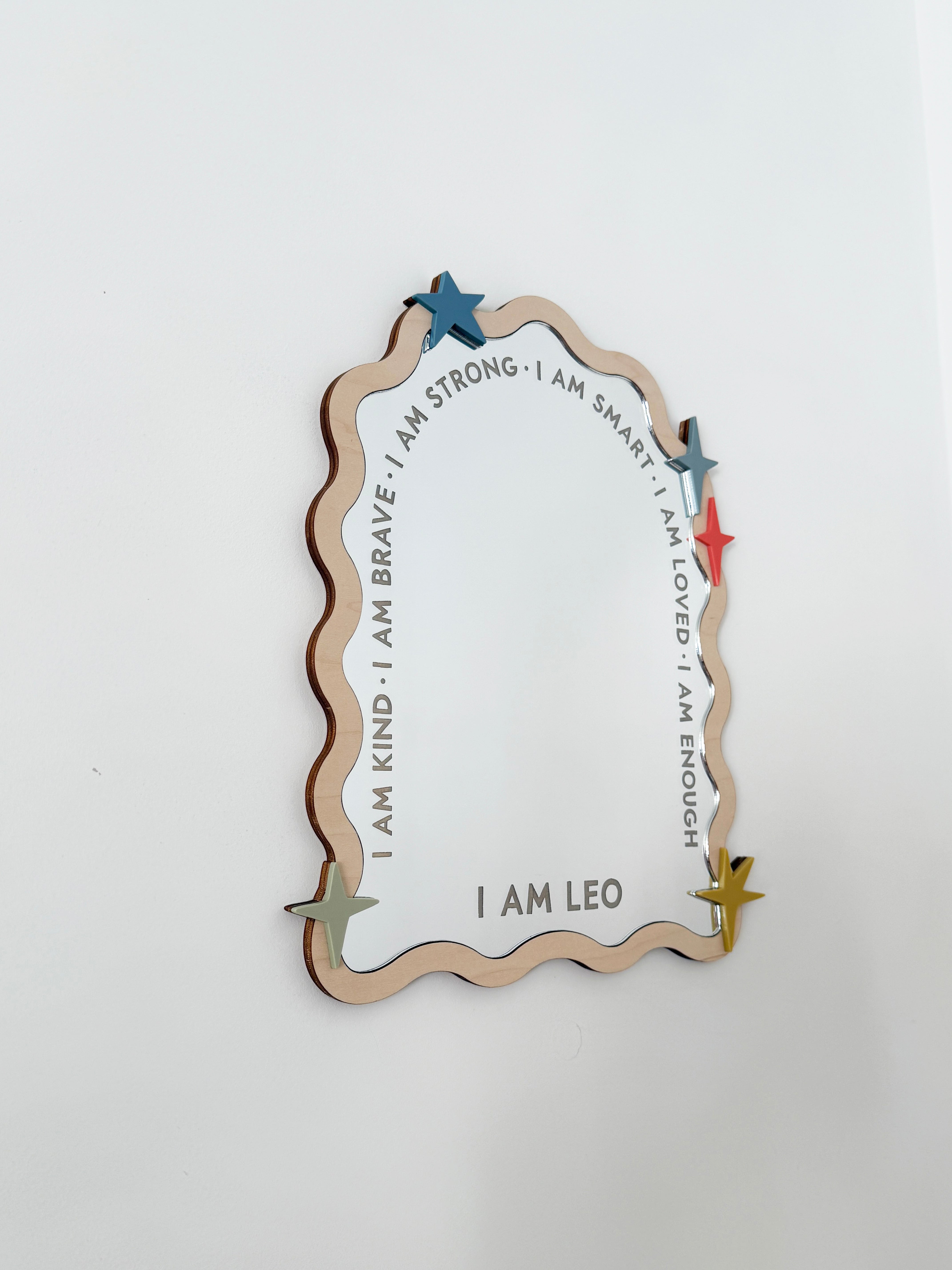 Personalised Star affirmation mirror