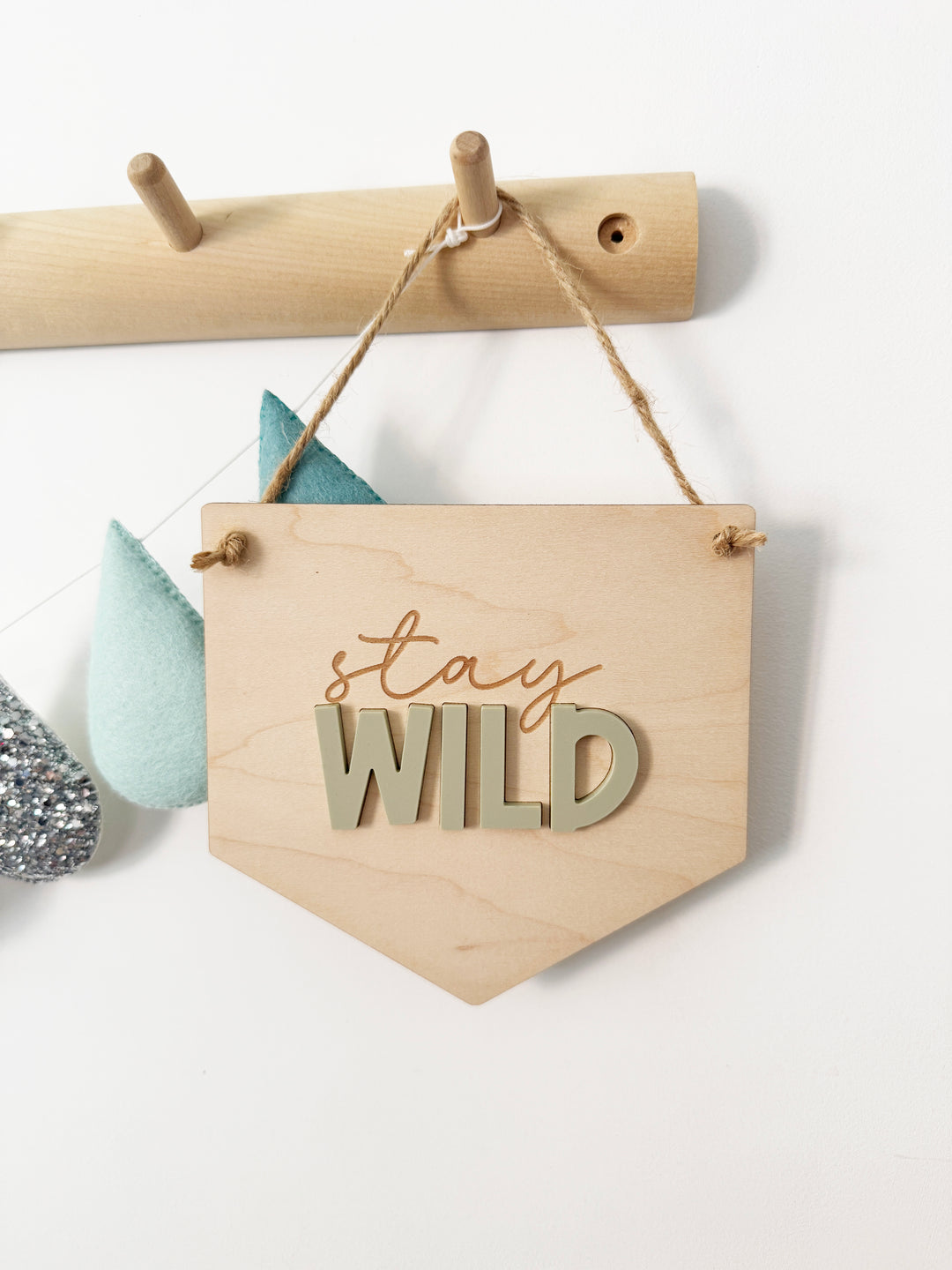 Stay wild Mini Pennant