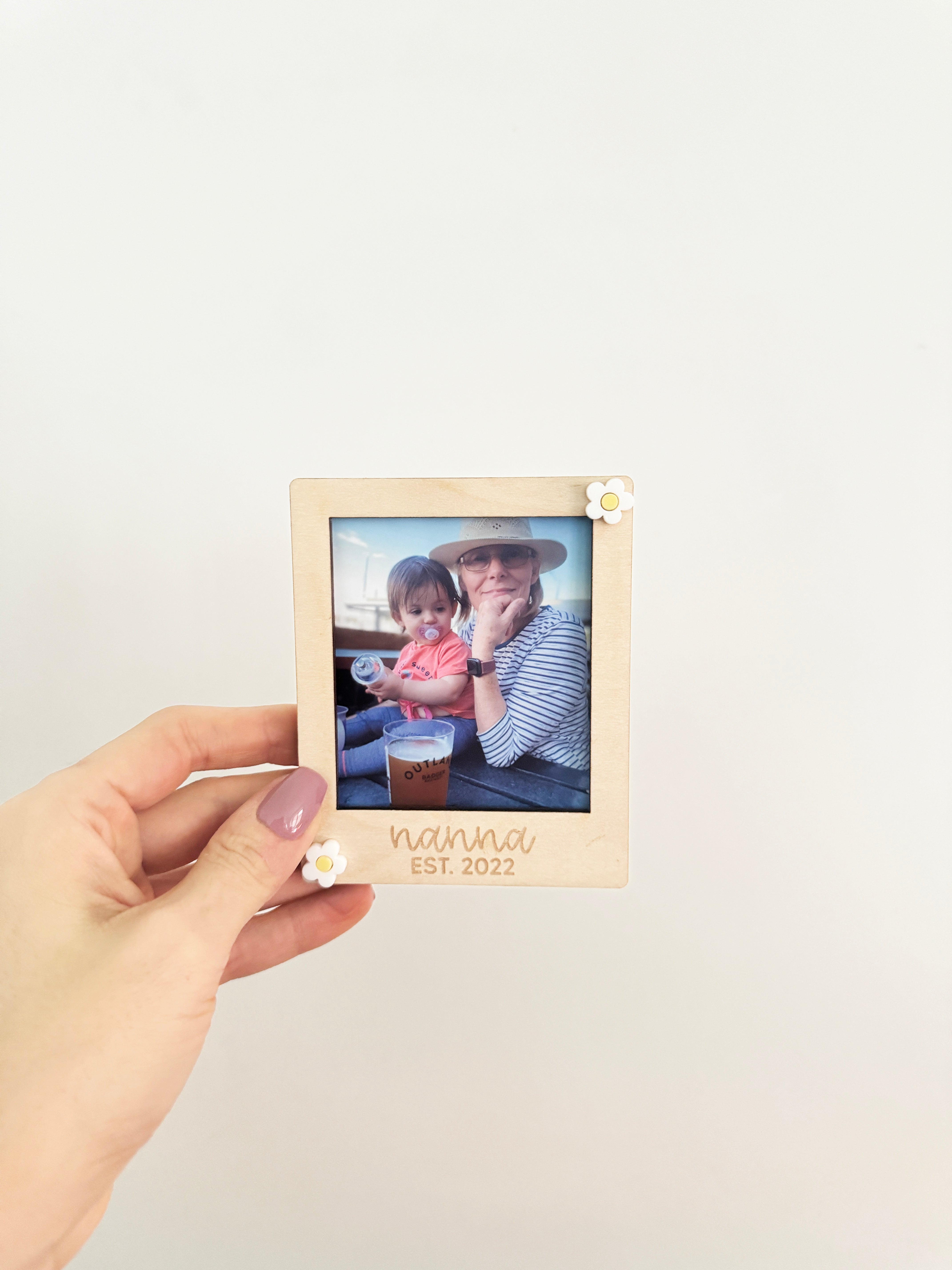 Mother/Grandparent Est. year Polaroid Magnet frame