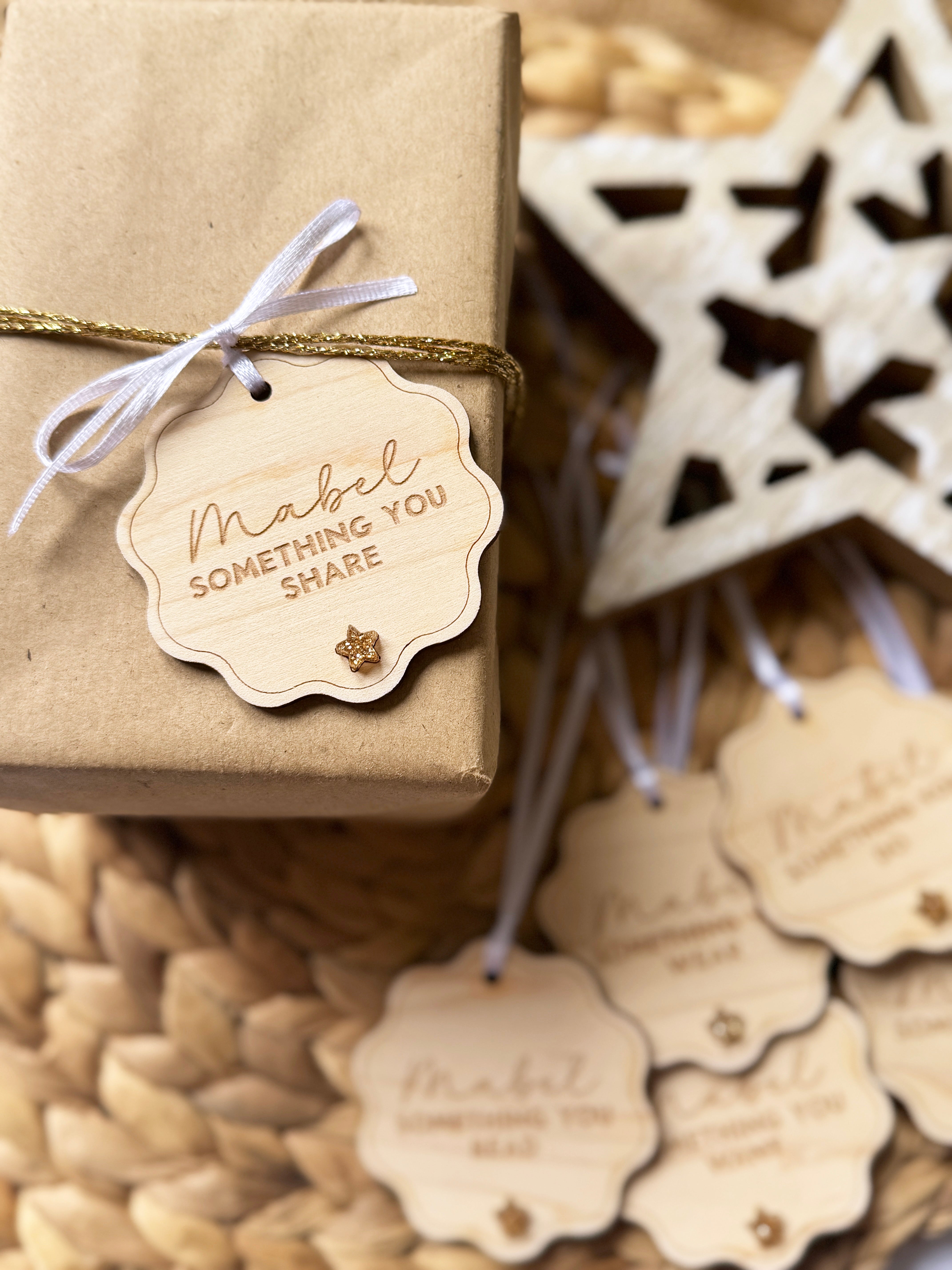 Personalised mindful christmas gift tags (Set of 6)