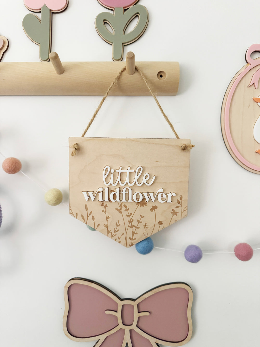 Little wildflower mini pennant