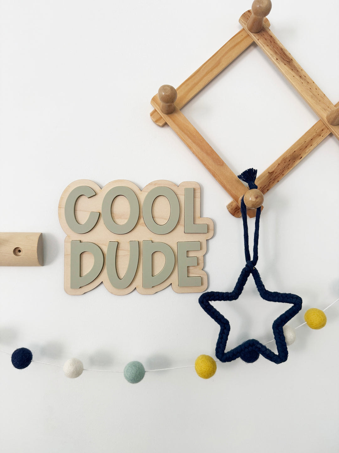 Cool dude wall sign