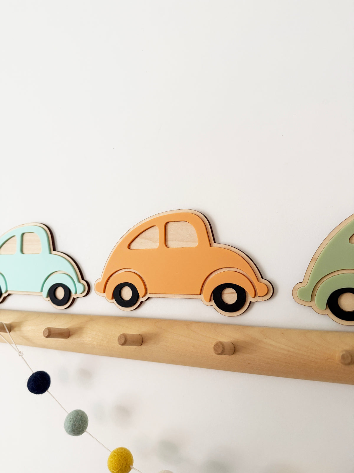 Beetle car wall shape