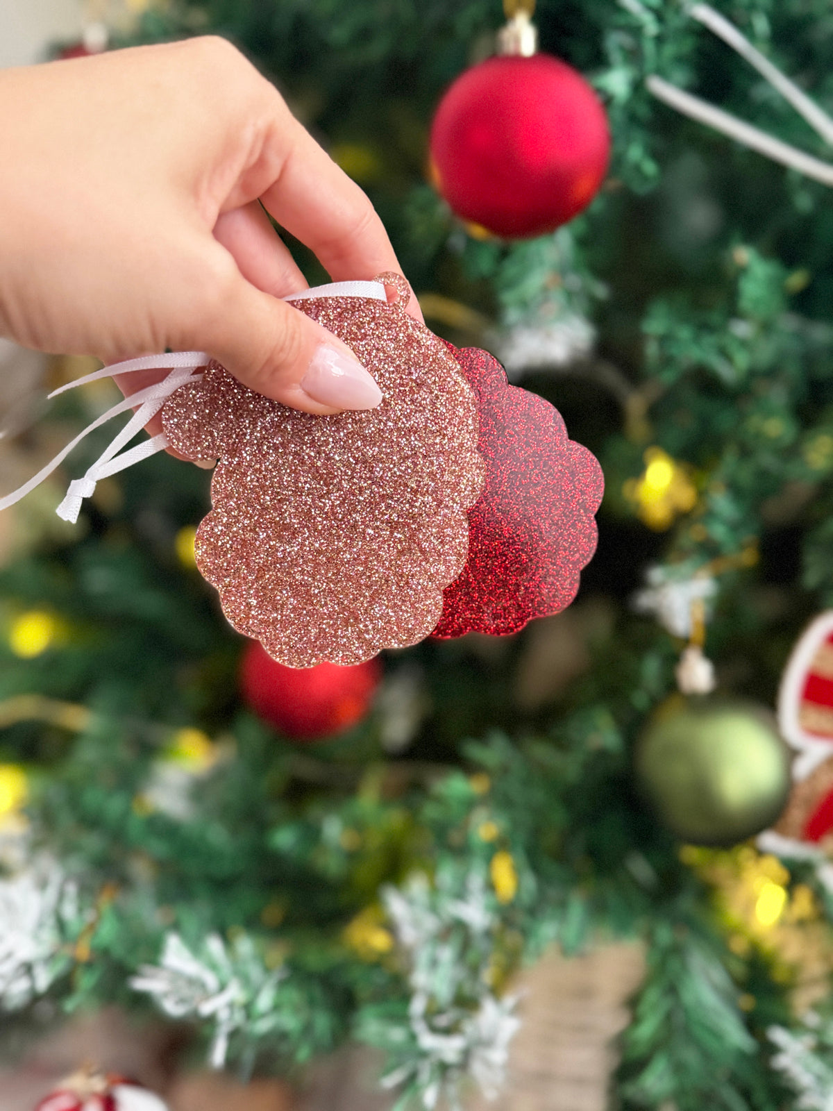 Personalised Mrs Claus tree decoration