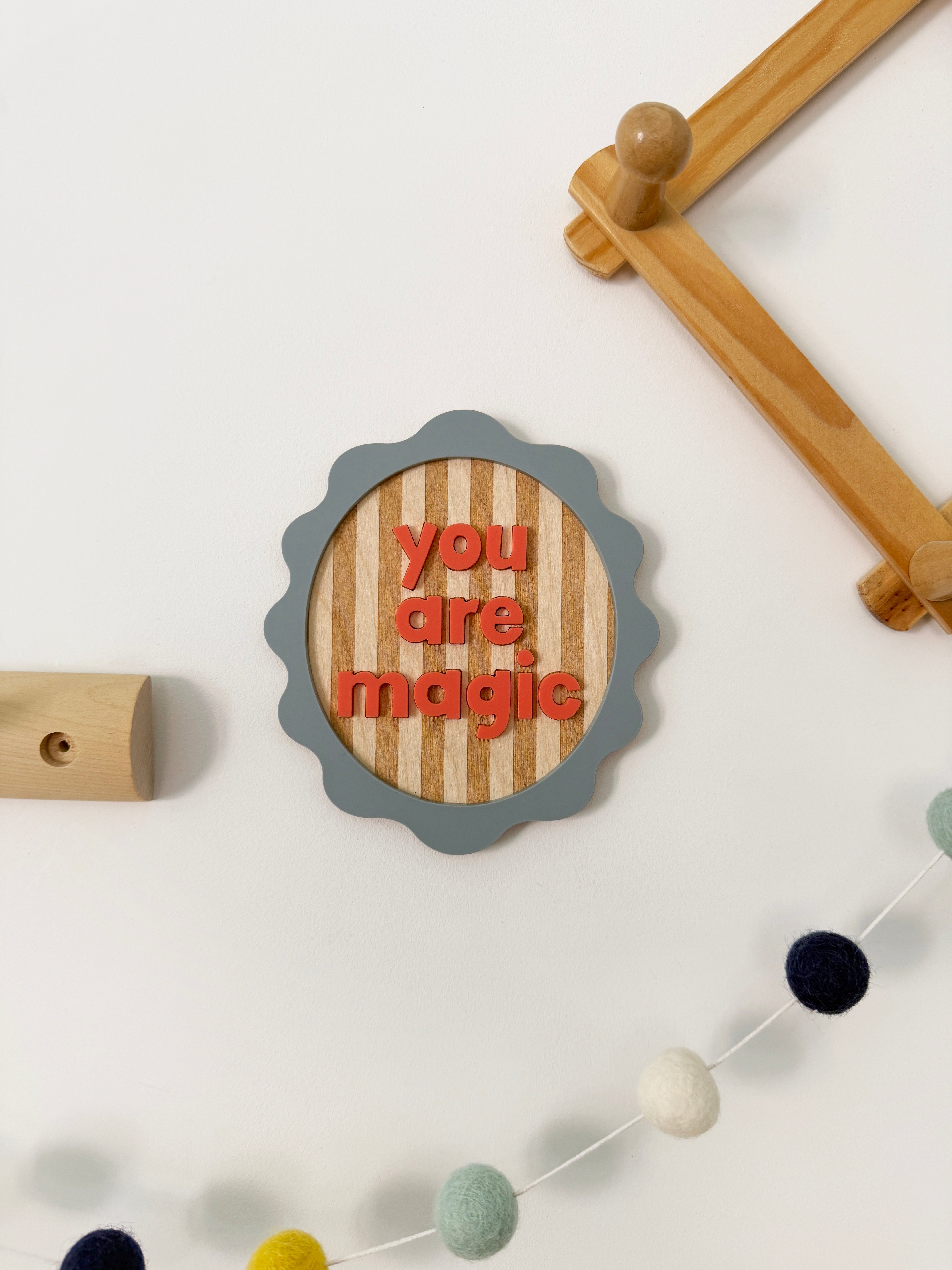 You are magic wavy wall plaque (10 Rays of Sunshine)