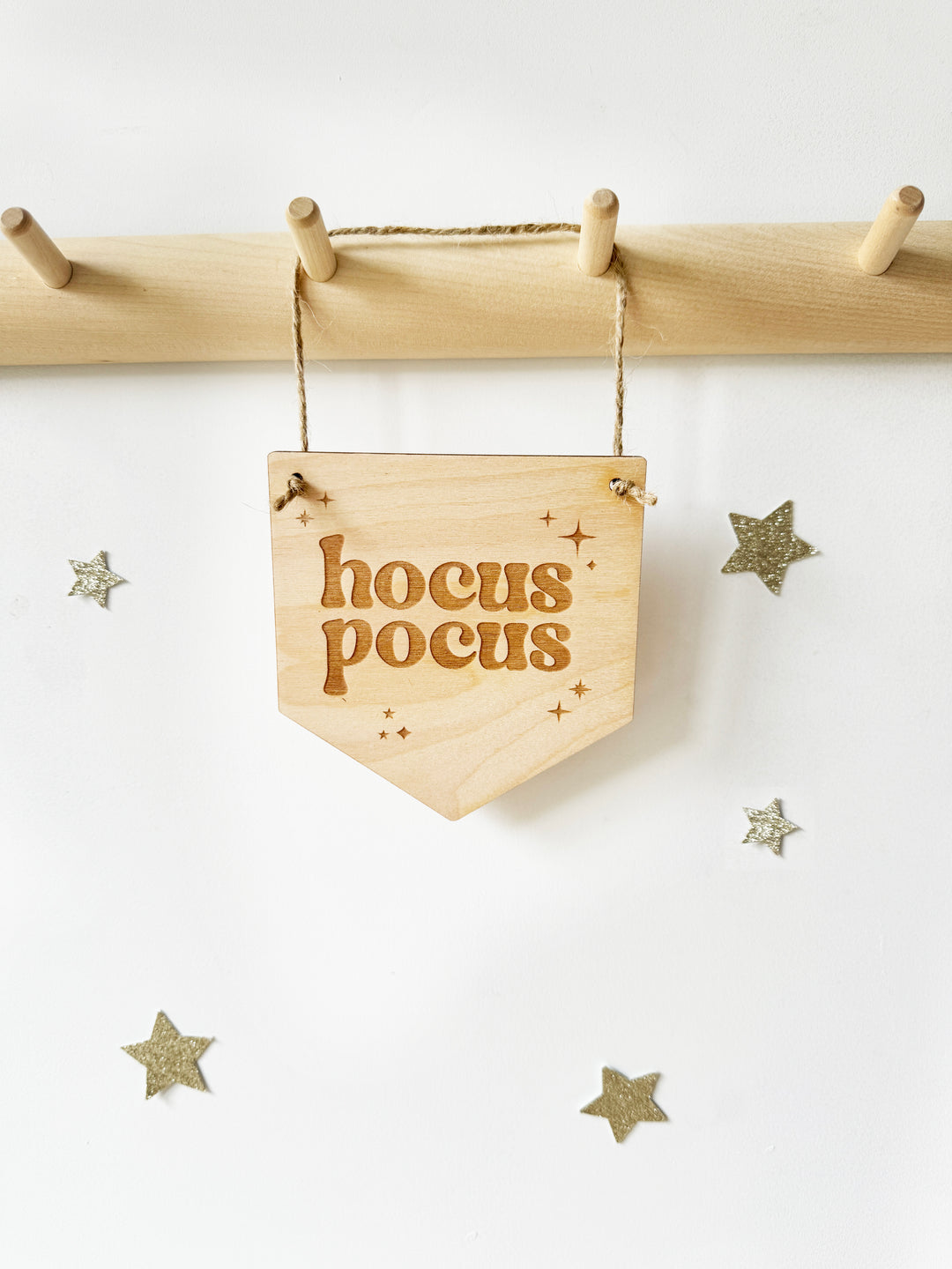 Hocus Pocus Halloween Pennant Hanging