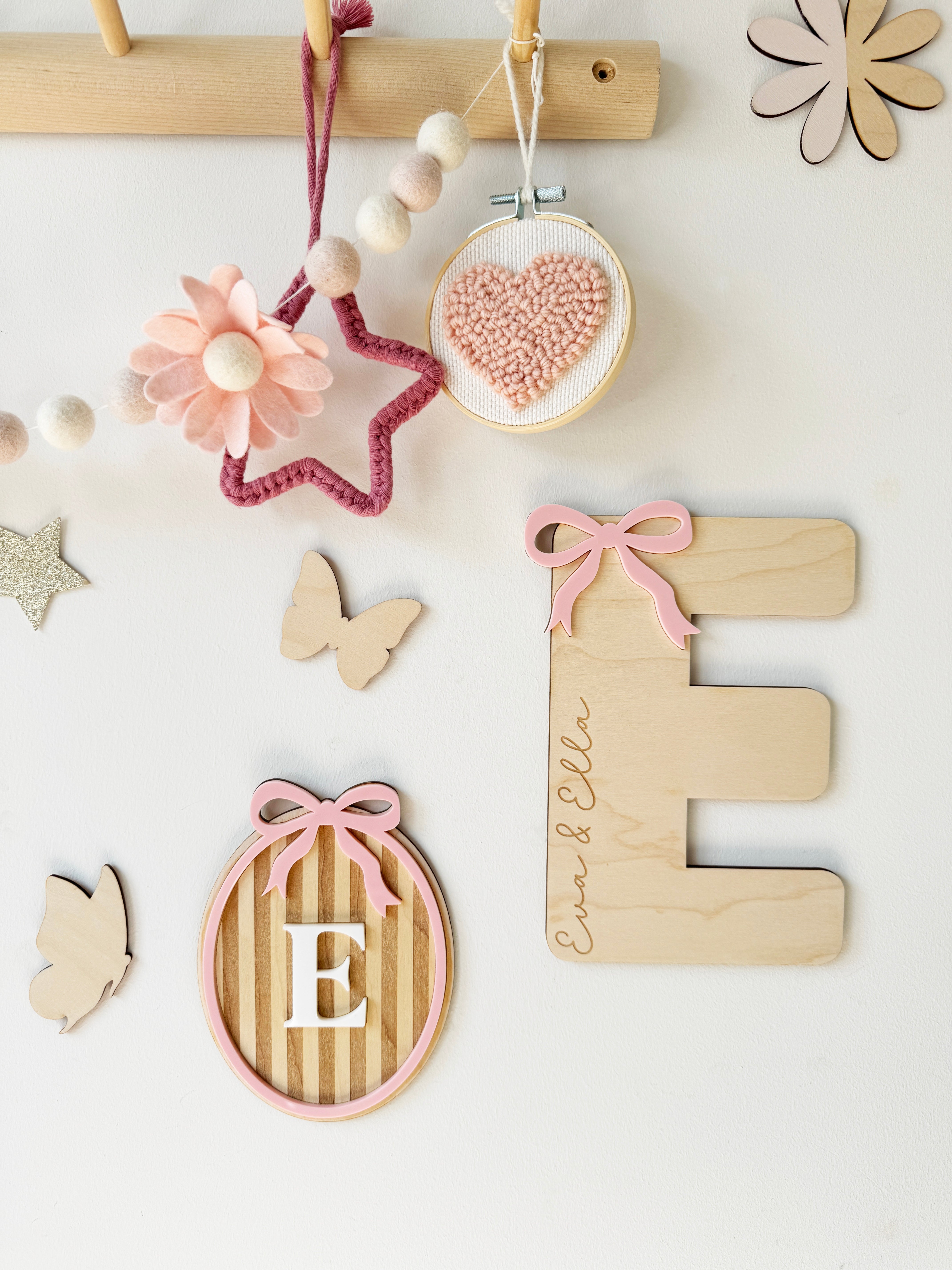 Personalised Bow initial letter