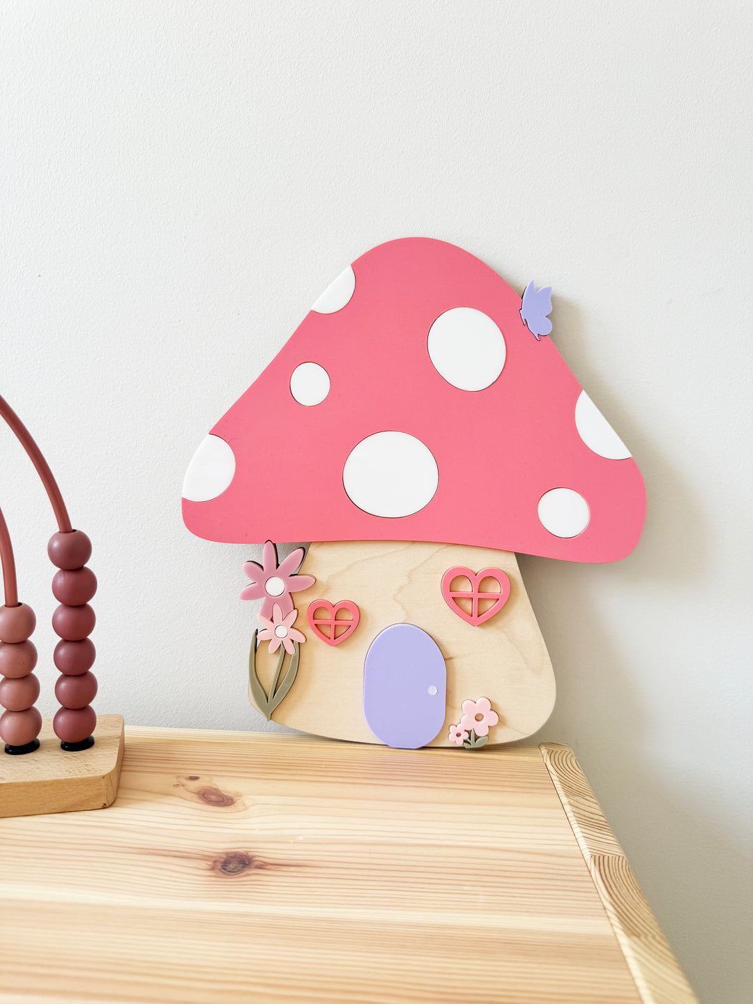 Fairy toadstool shelf sitter