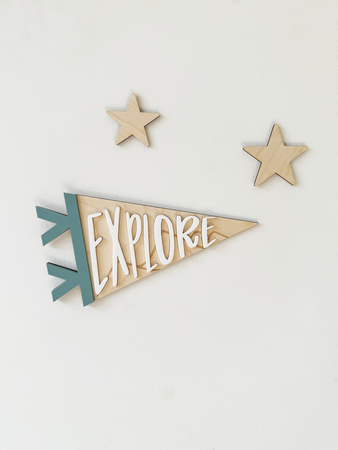 Explore pennant flag