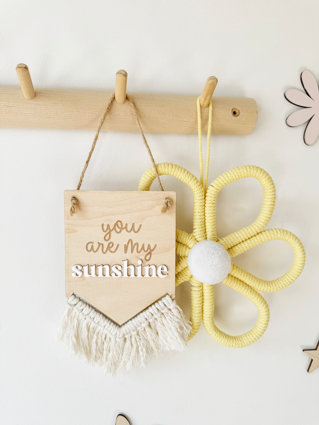 You are my sunshine mini pennant