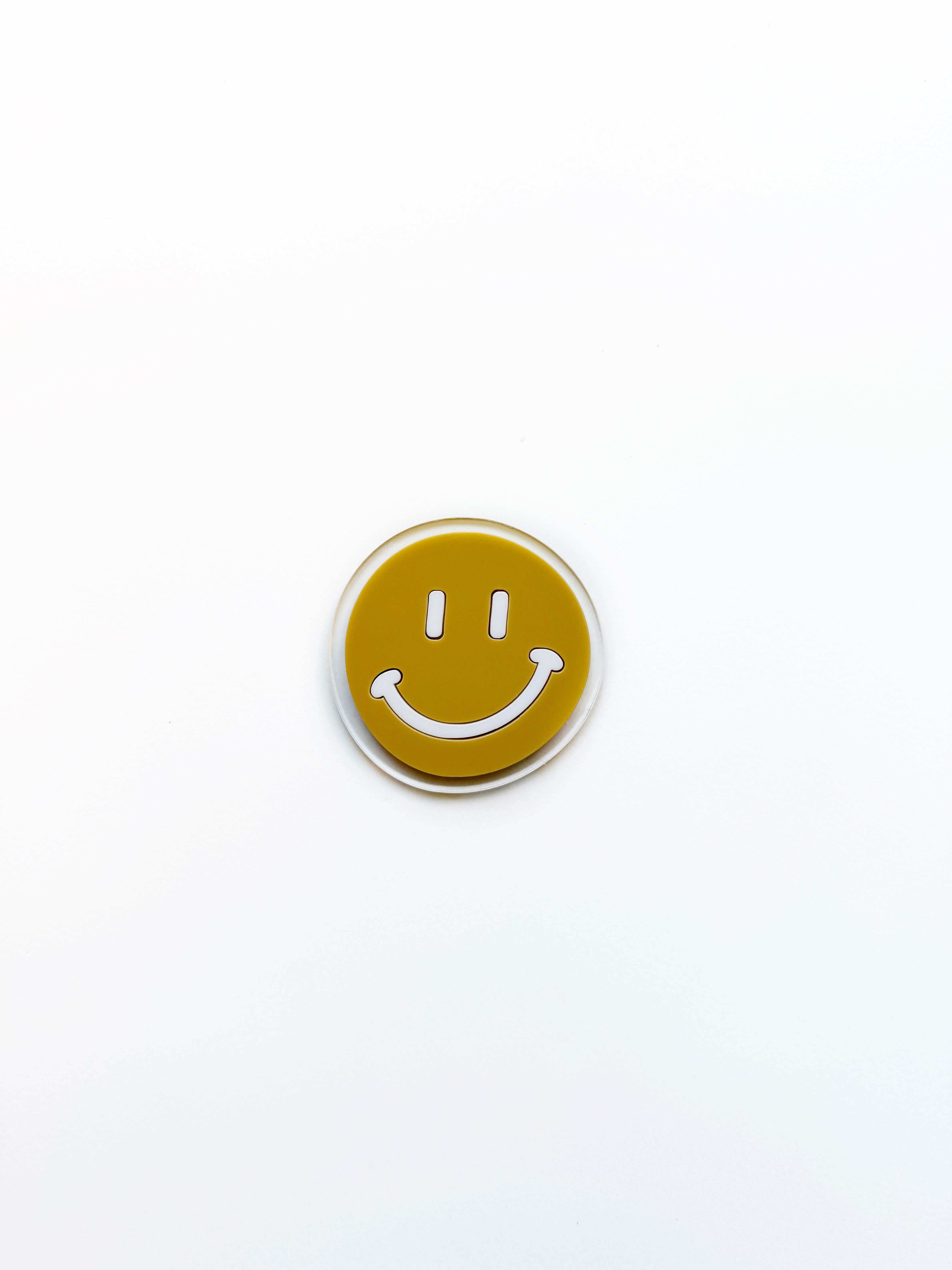 Smile face locker magnet