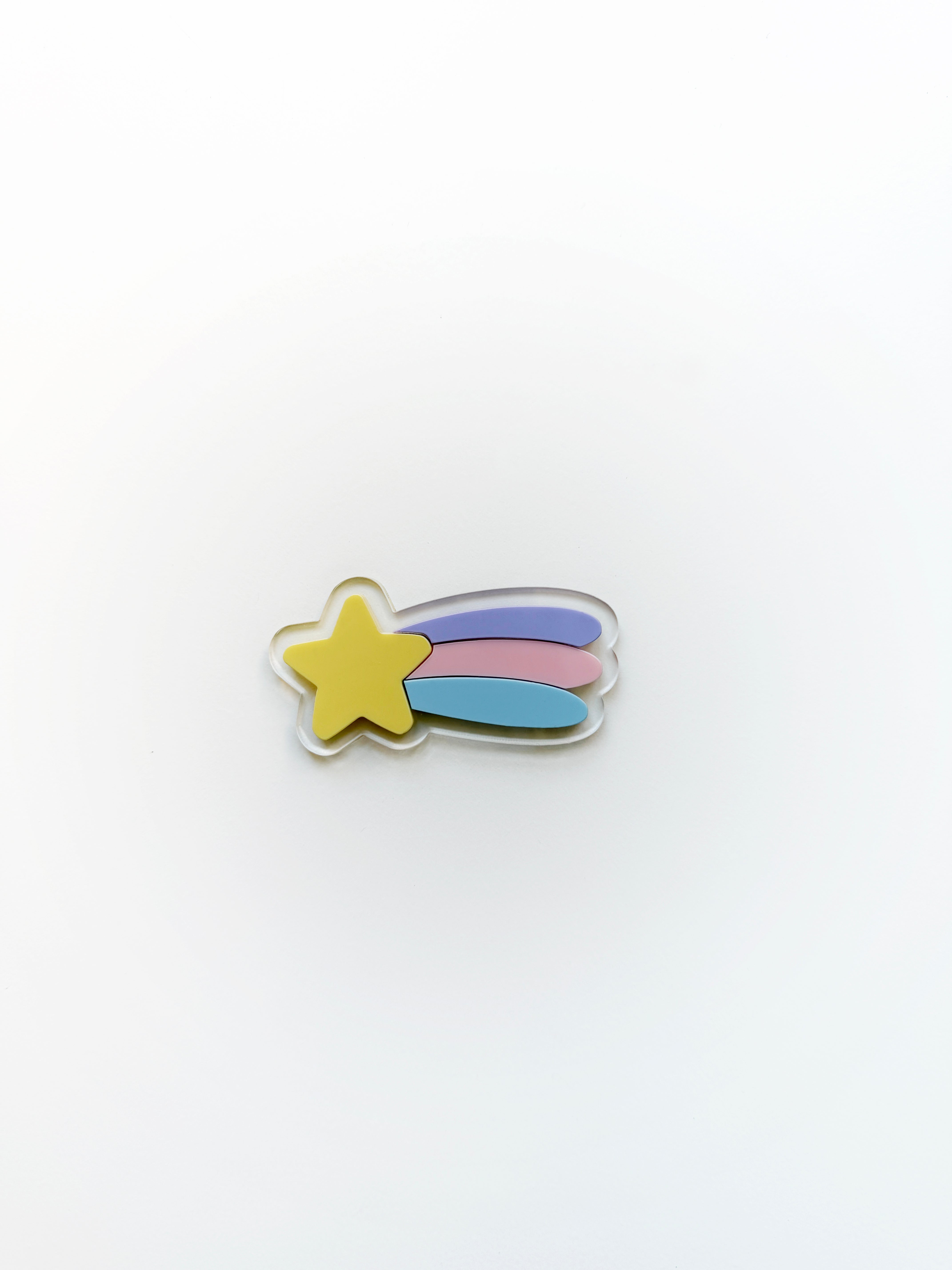 Shooting star locker magnet