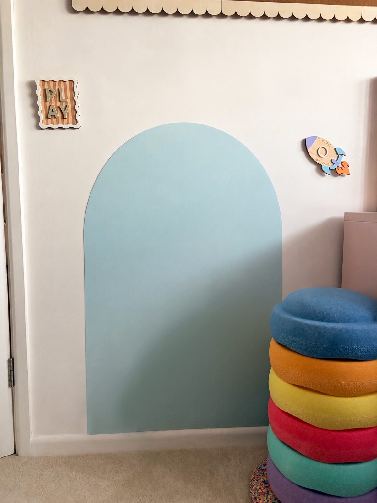 Magnetic wall arch decal - Powder Blue (PRE-ORDER)