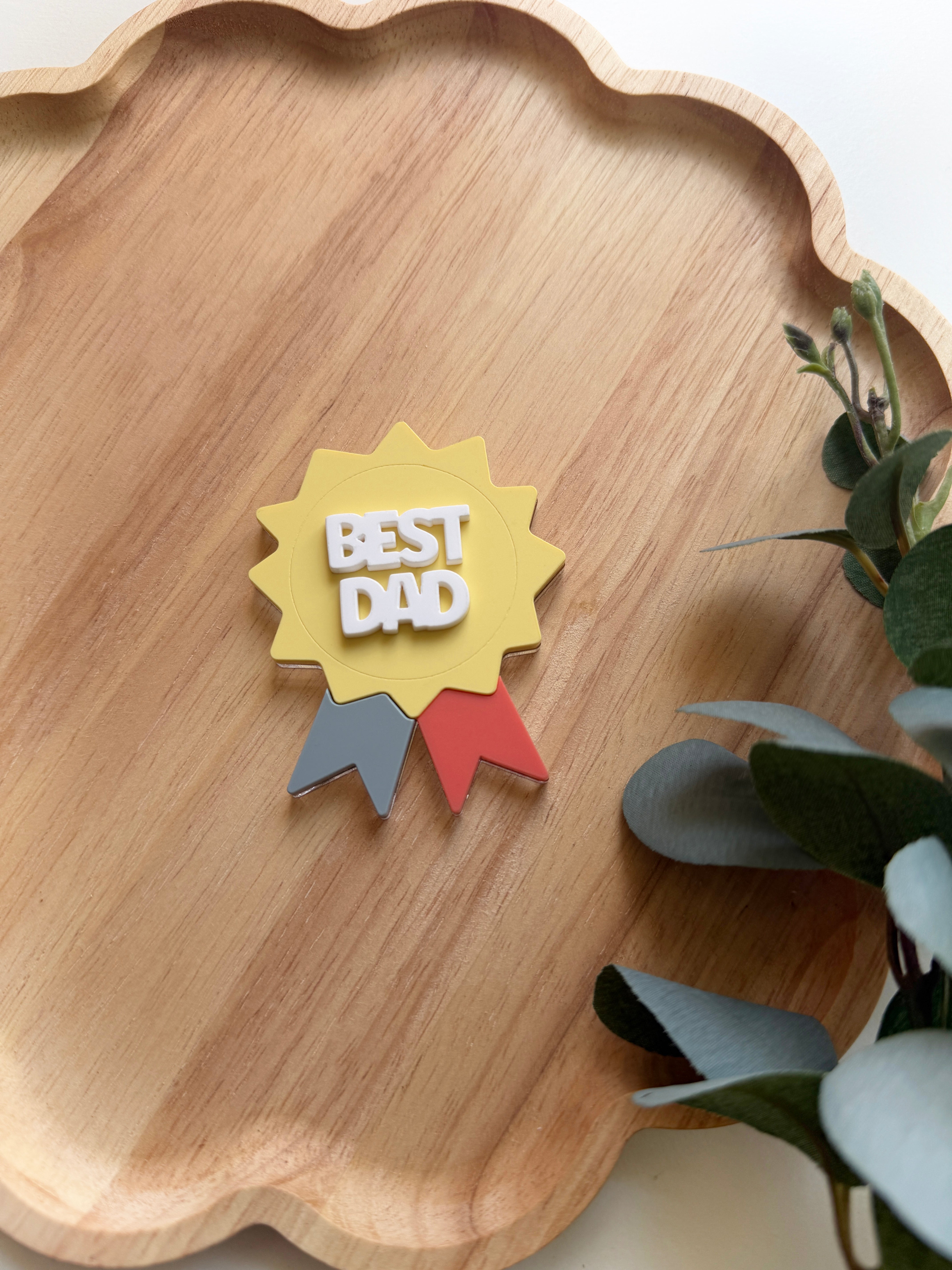 Best dad/grandparent magnet/badge