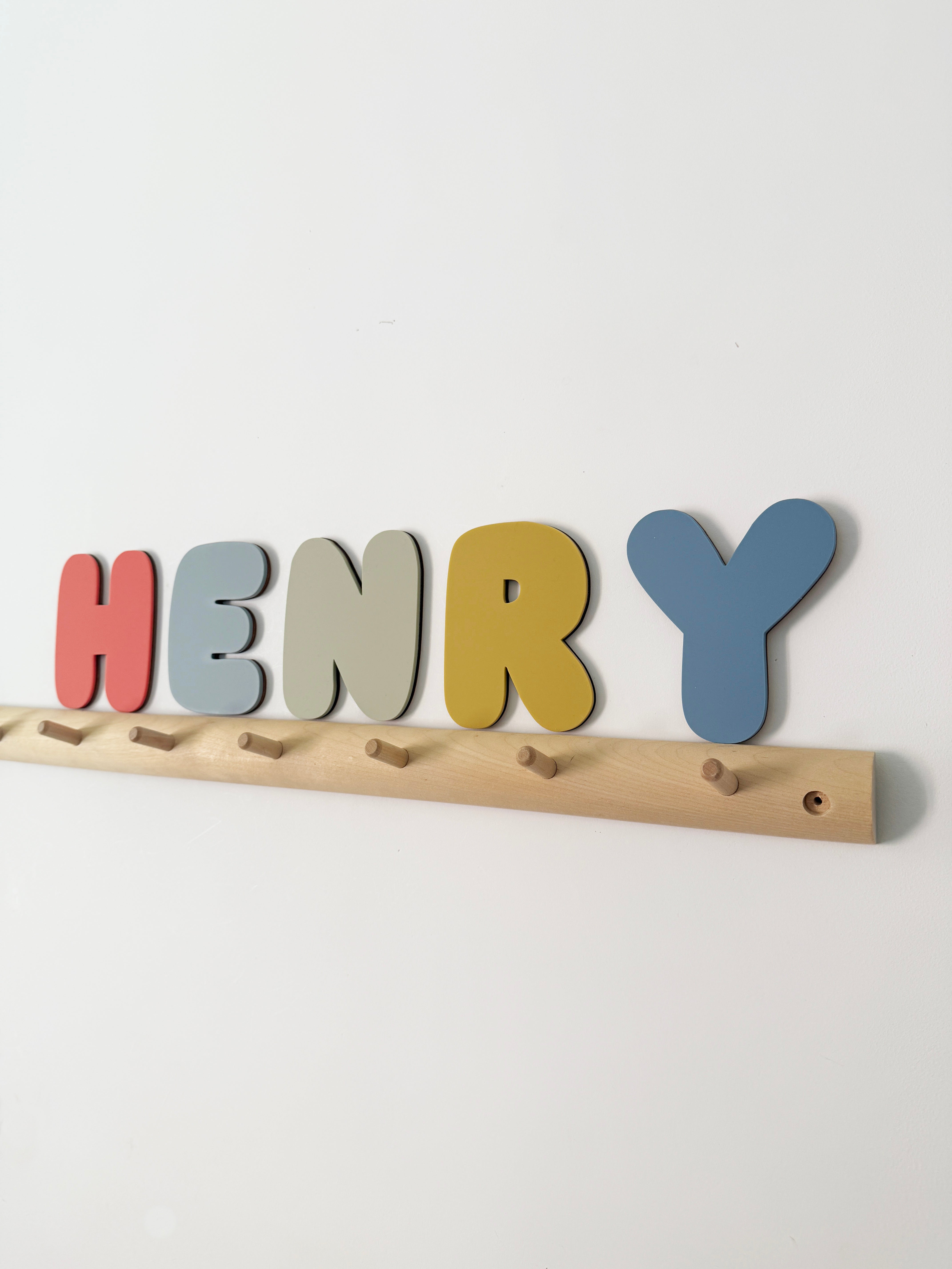 Personalised bubble wall letters