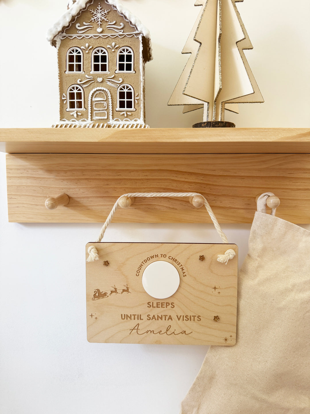 Personalised countdown to Christmas