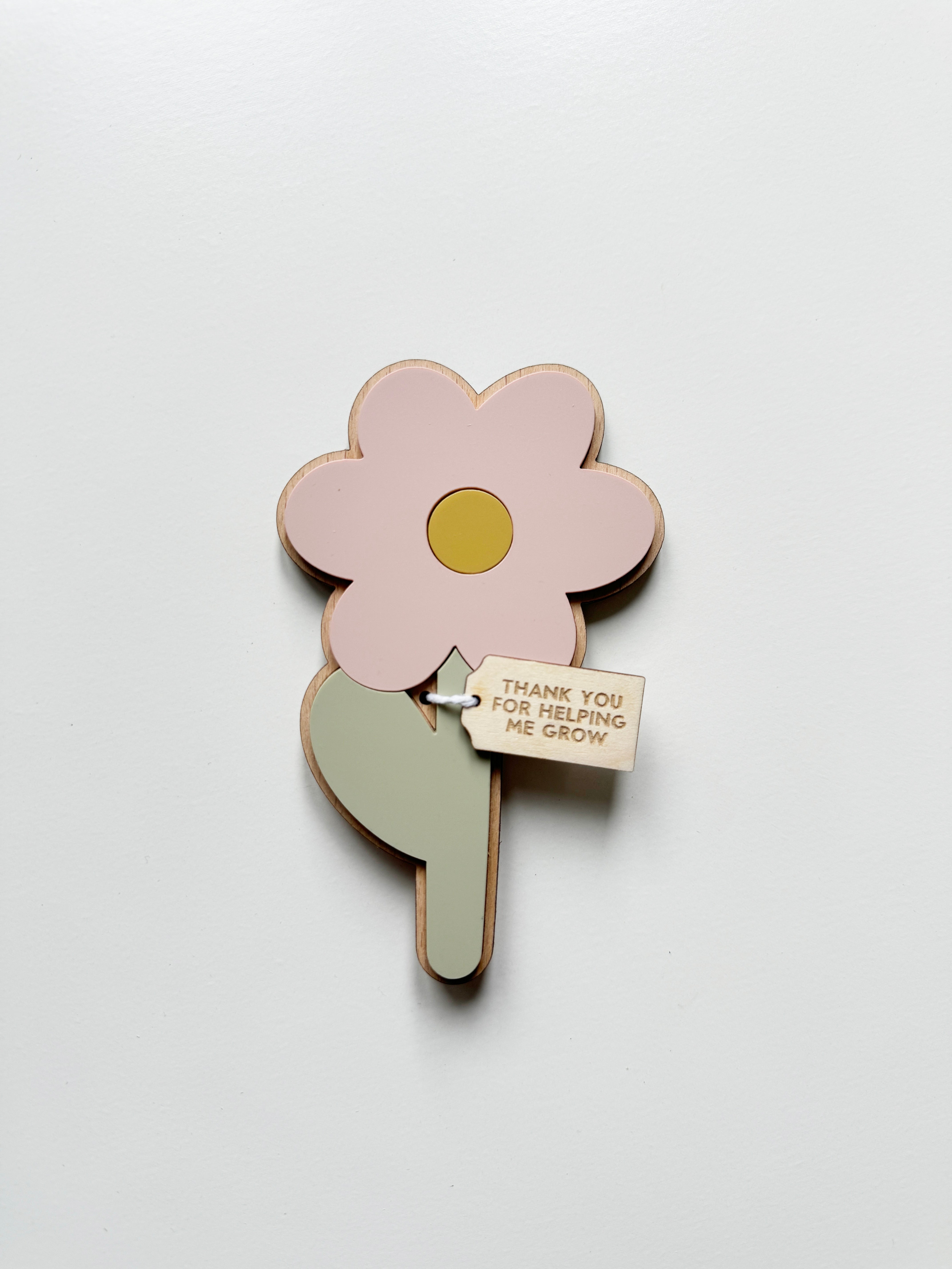 Teacher message forever flower