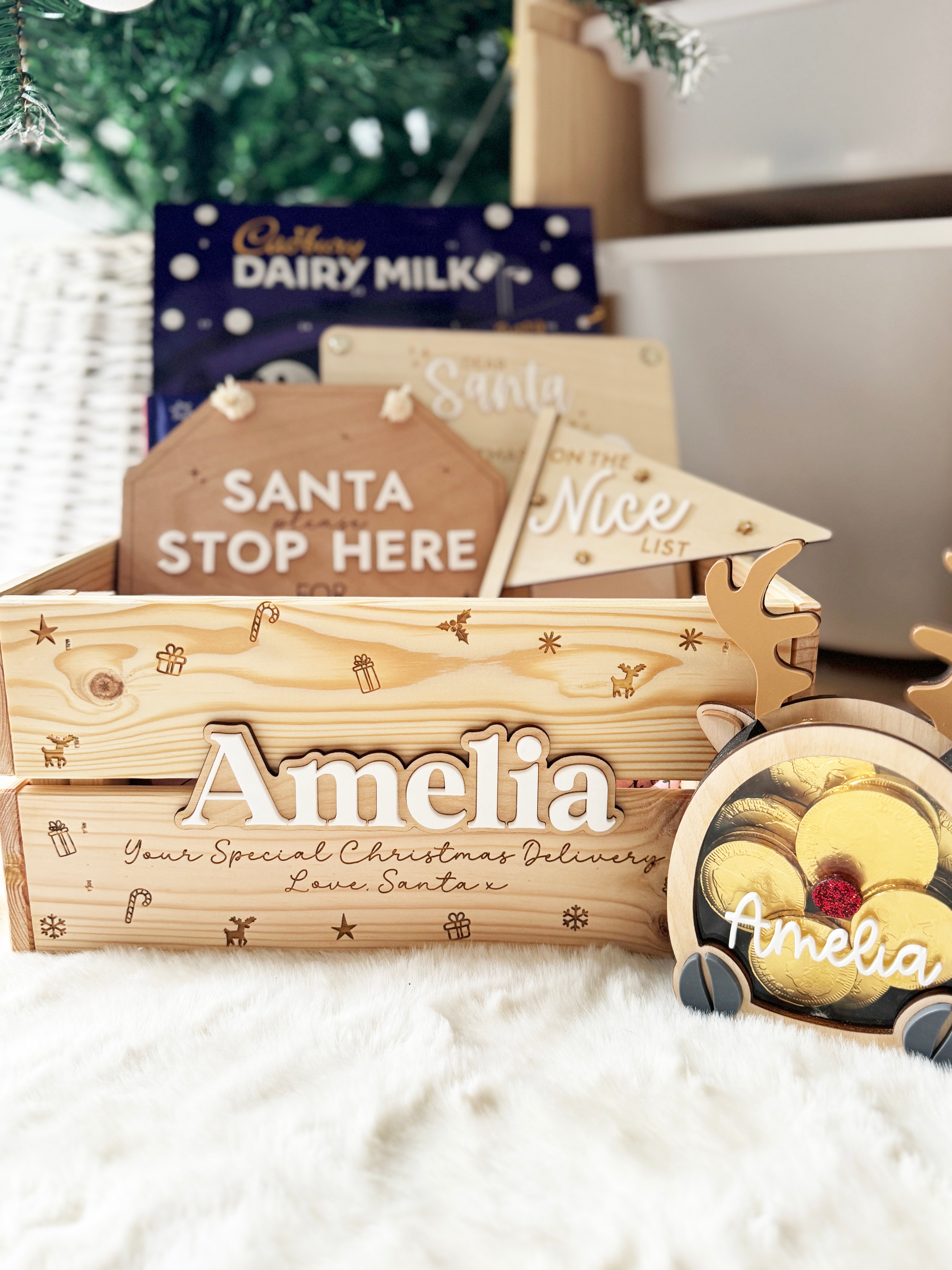 Personalised Christmas Crate