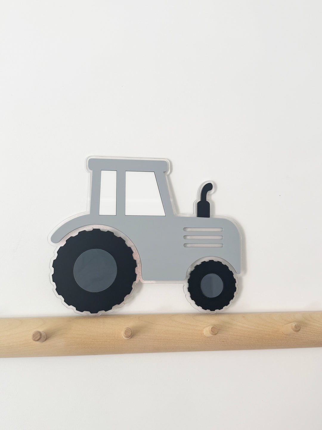 Farmyard tractor wall shape sign