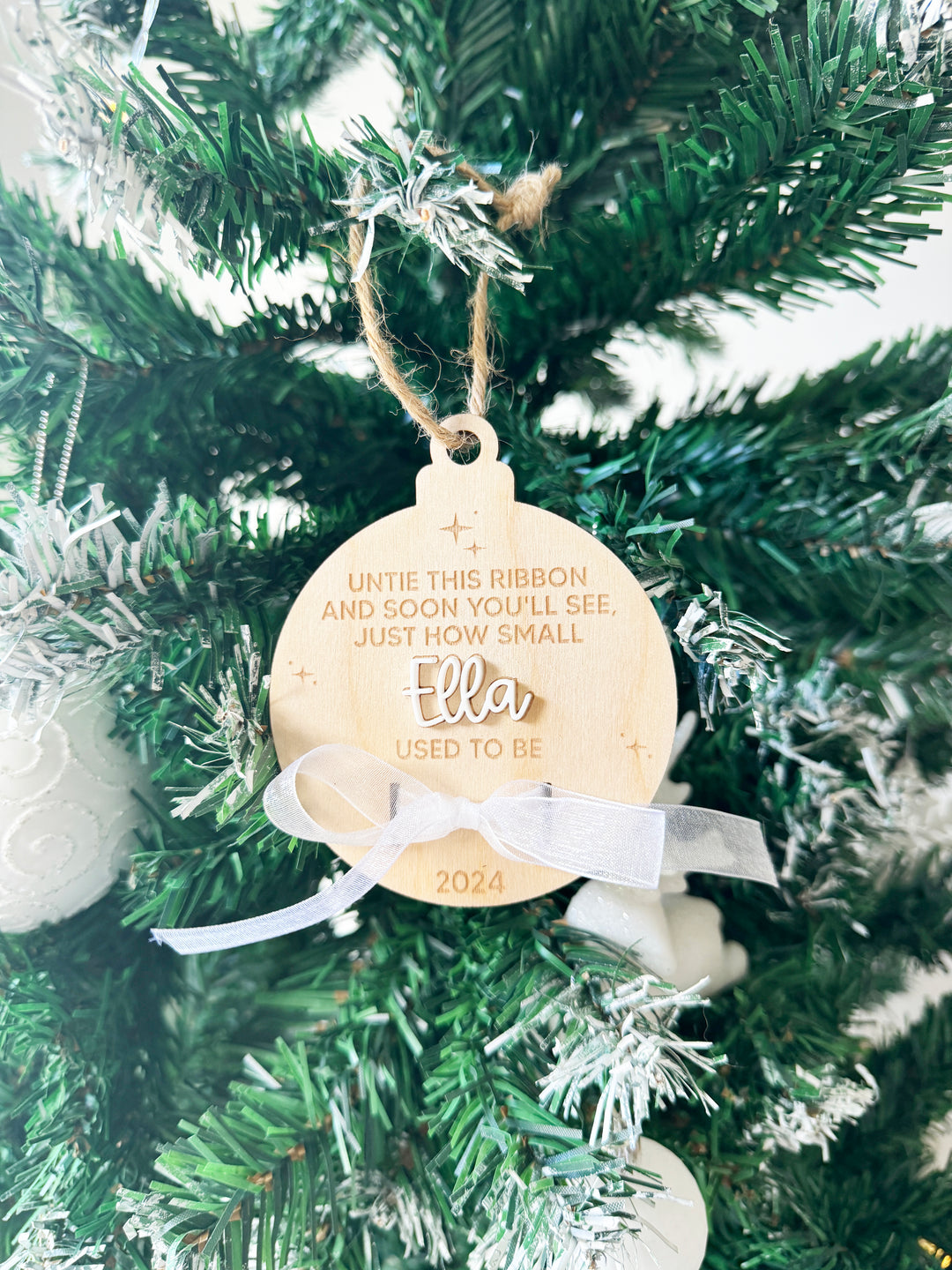 Personalised length memory tree decoration