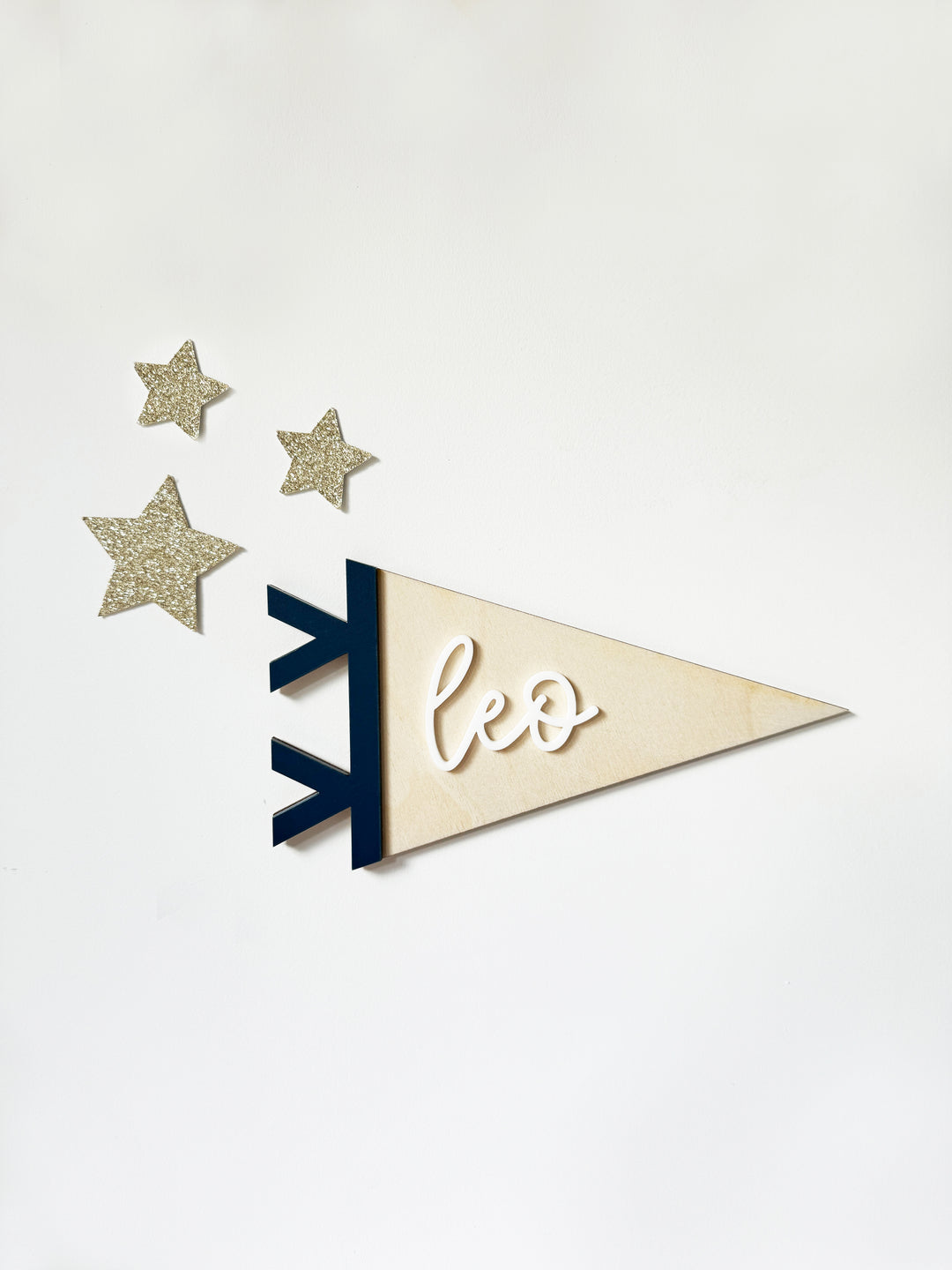 Personalised name pennant flag