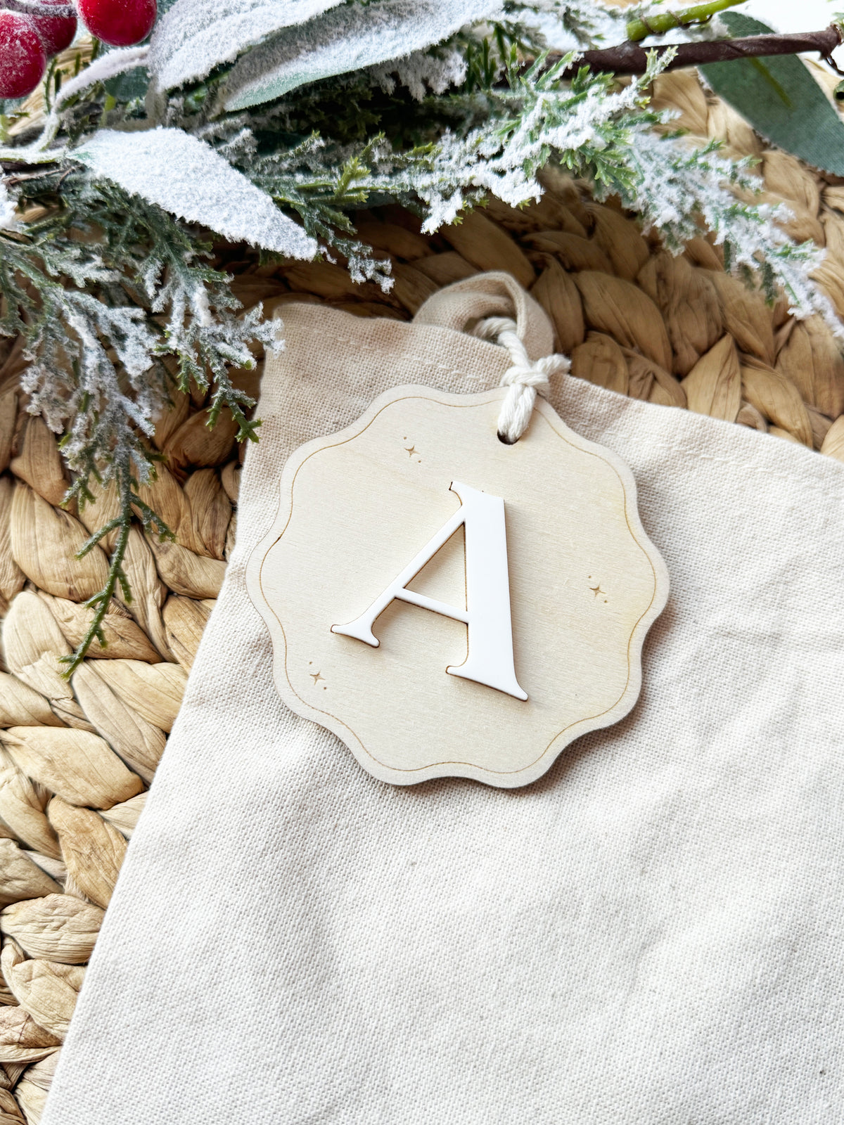 Personalised Santa Stocking Tag