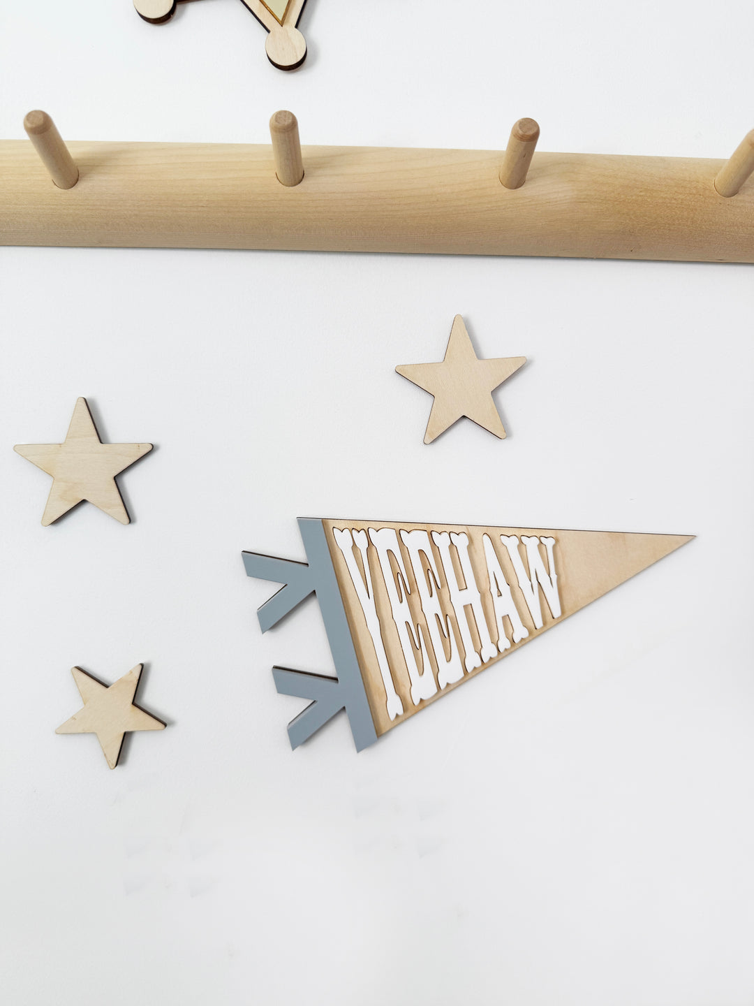 Yeehaw Cowboy pennant flag