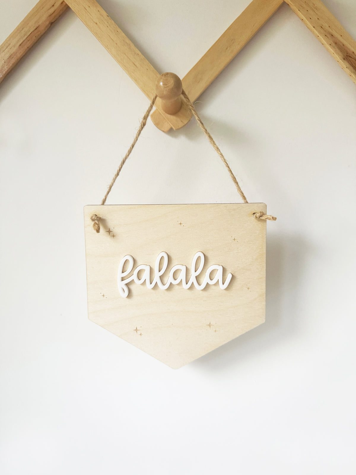 Falala Christmas mini pennant