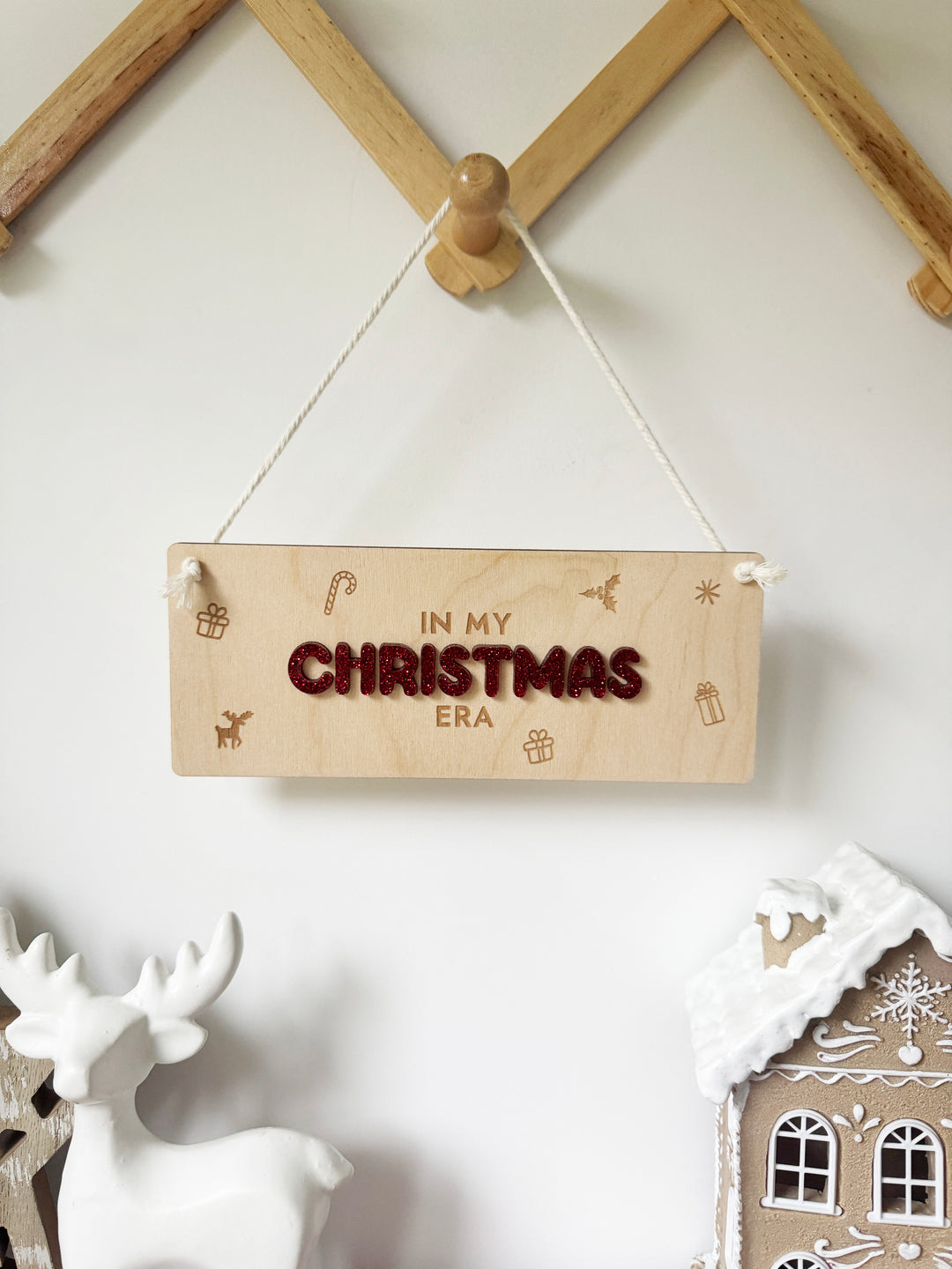 In my christmas era hanging banner