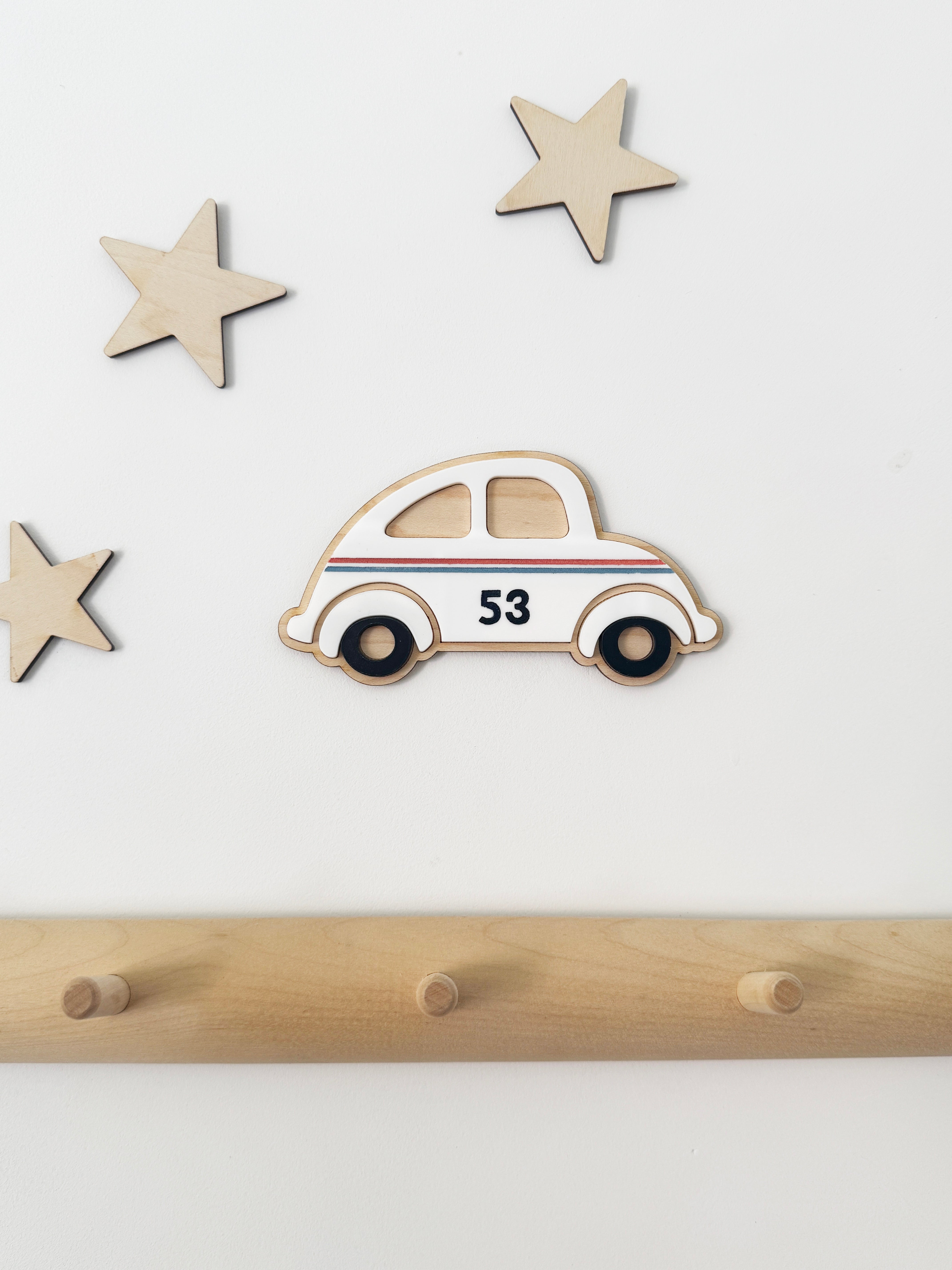 Racing beetle car wall shape (Return of the Rays)