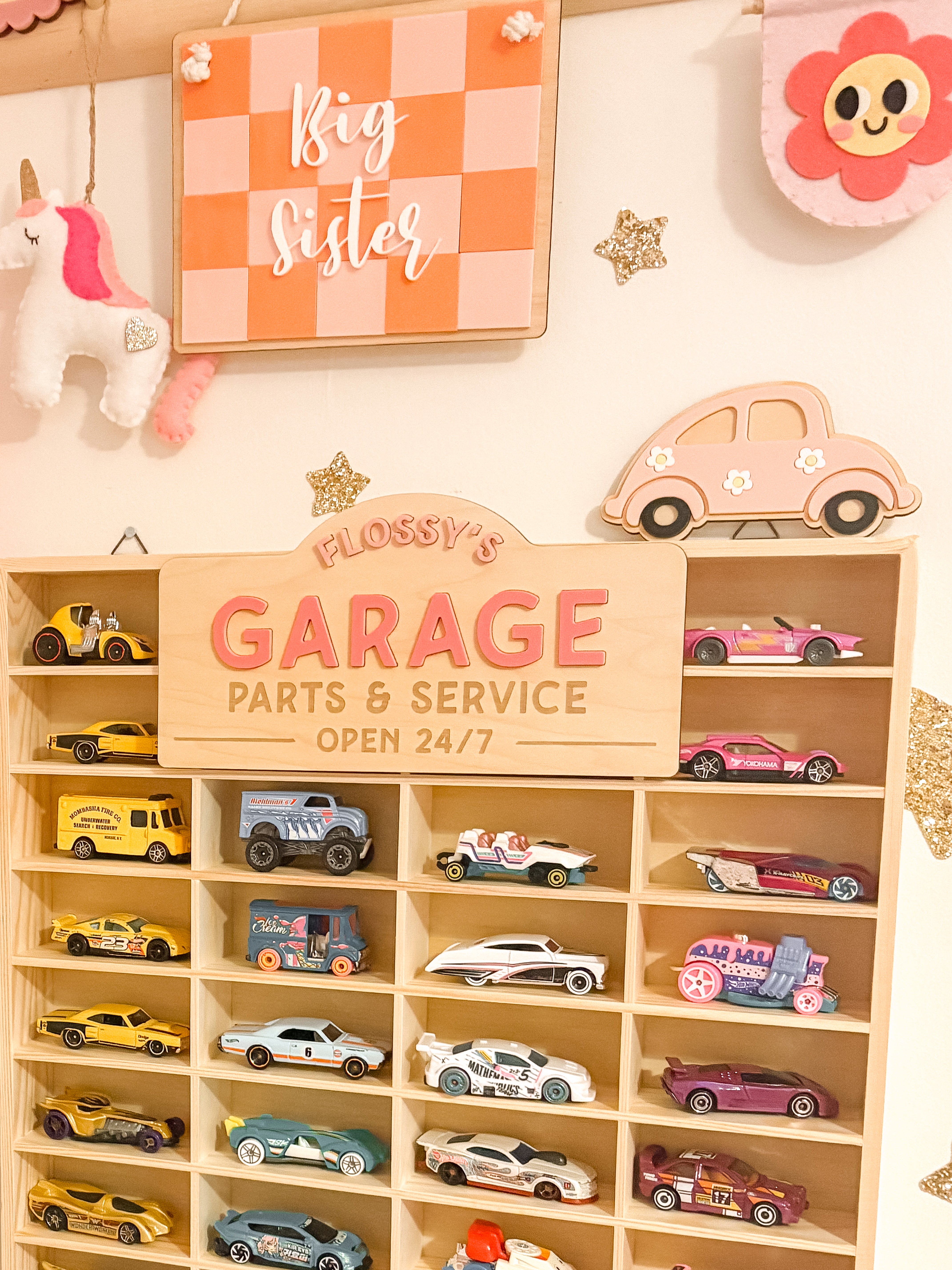 Personalised car garage sign (Custom colour)