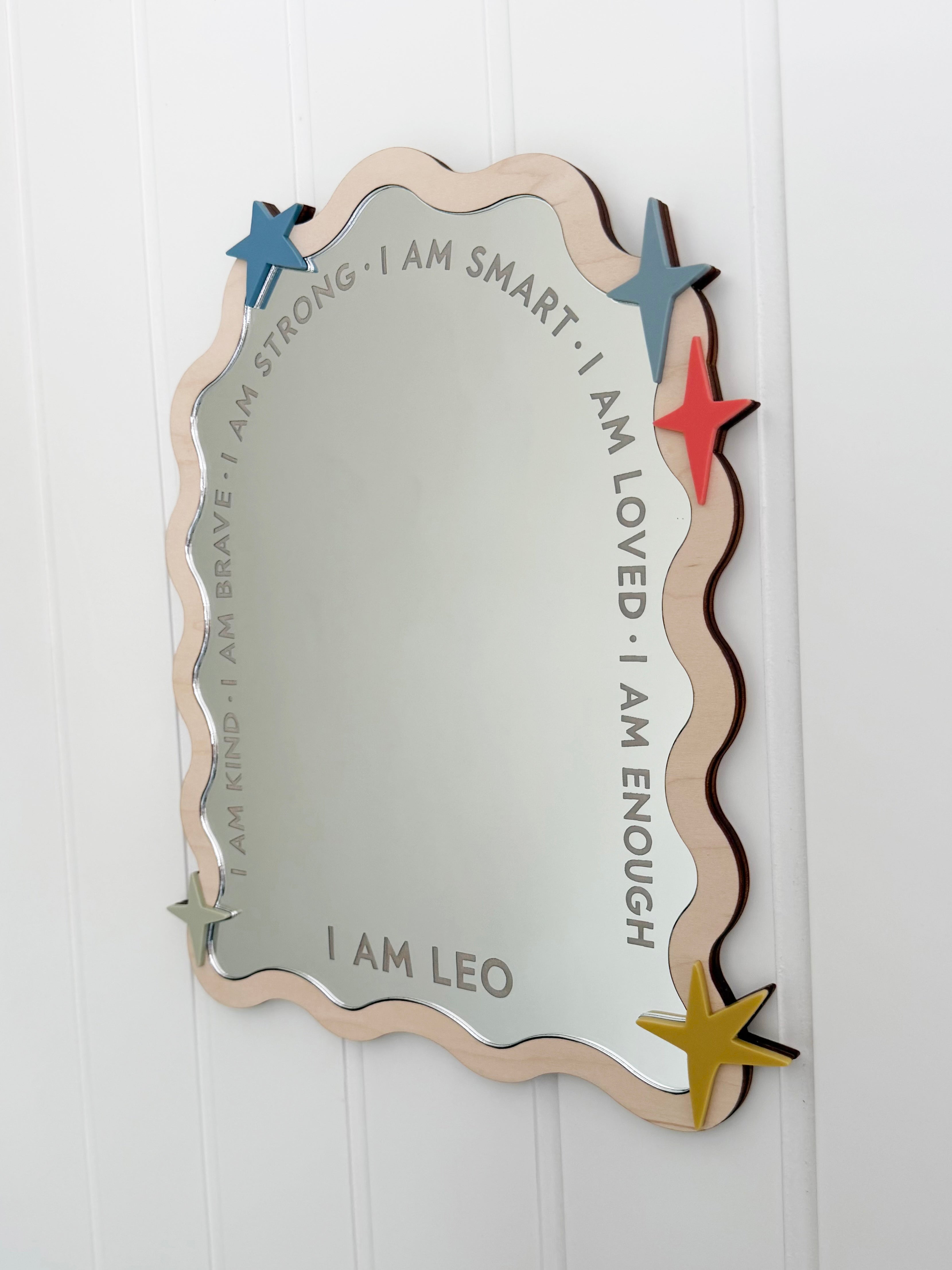 Personalised Star affirmation mirror