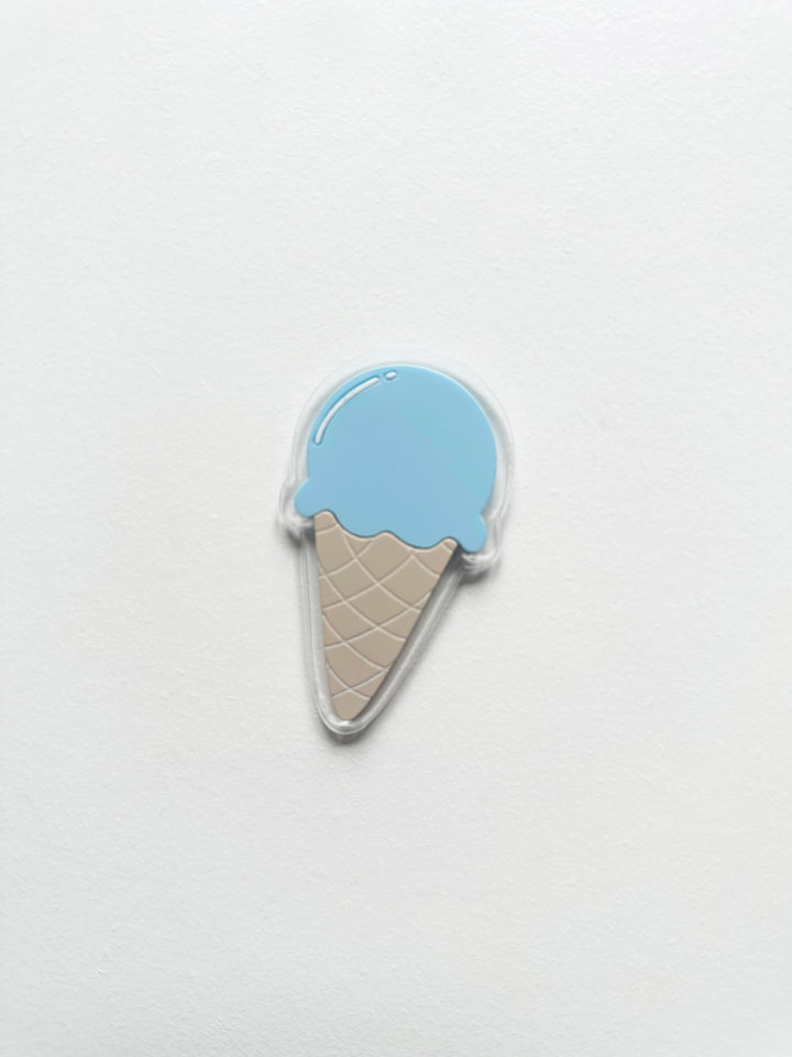 Blue Icecream locker magnet