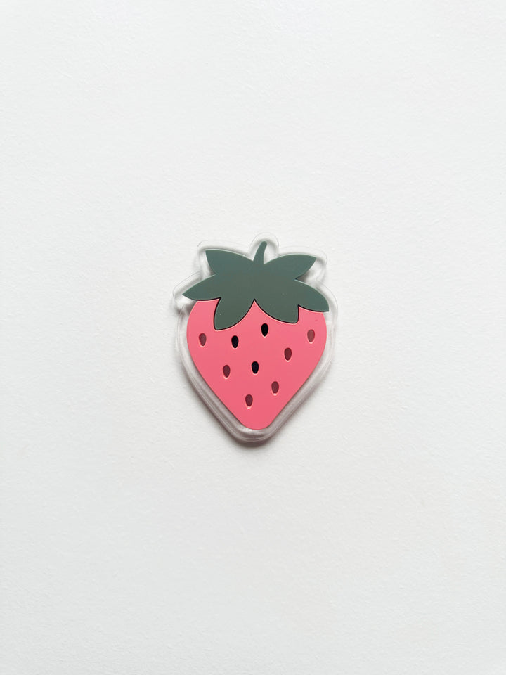 Strawberry locker magnet