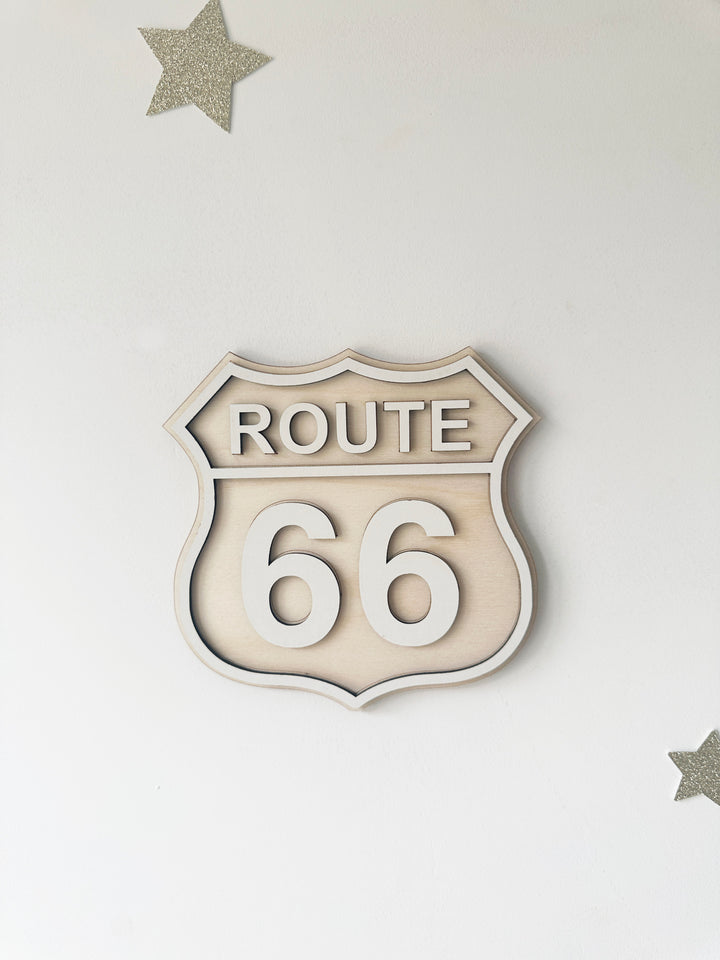 Route 66 wall shape