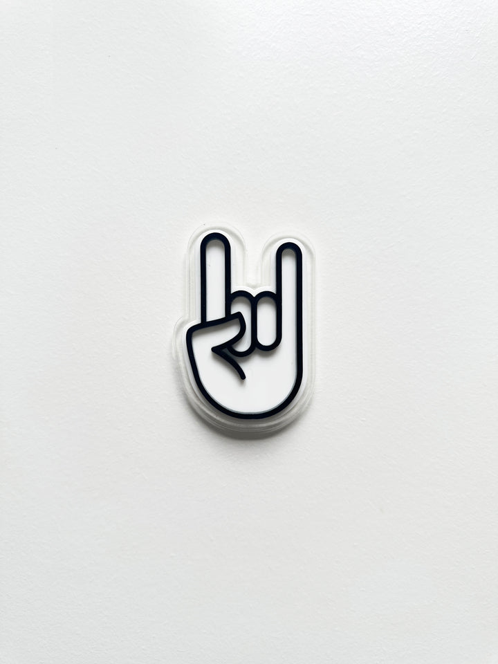 Rock on locker magnet