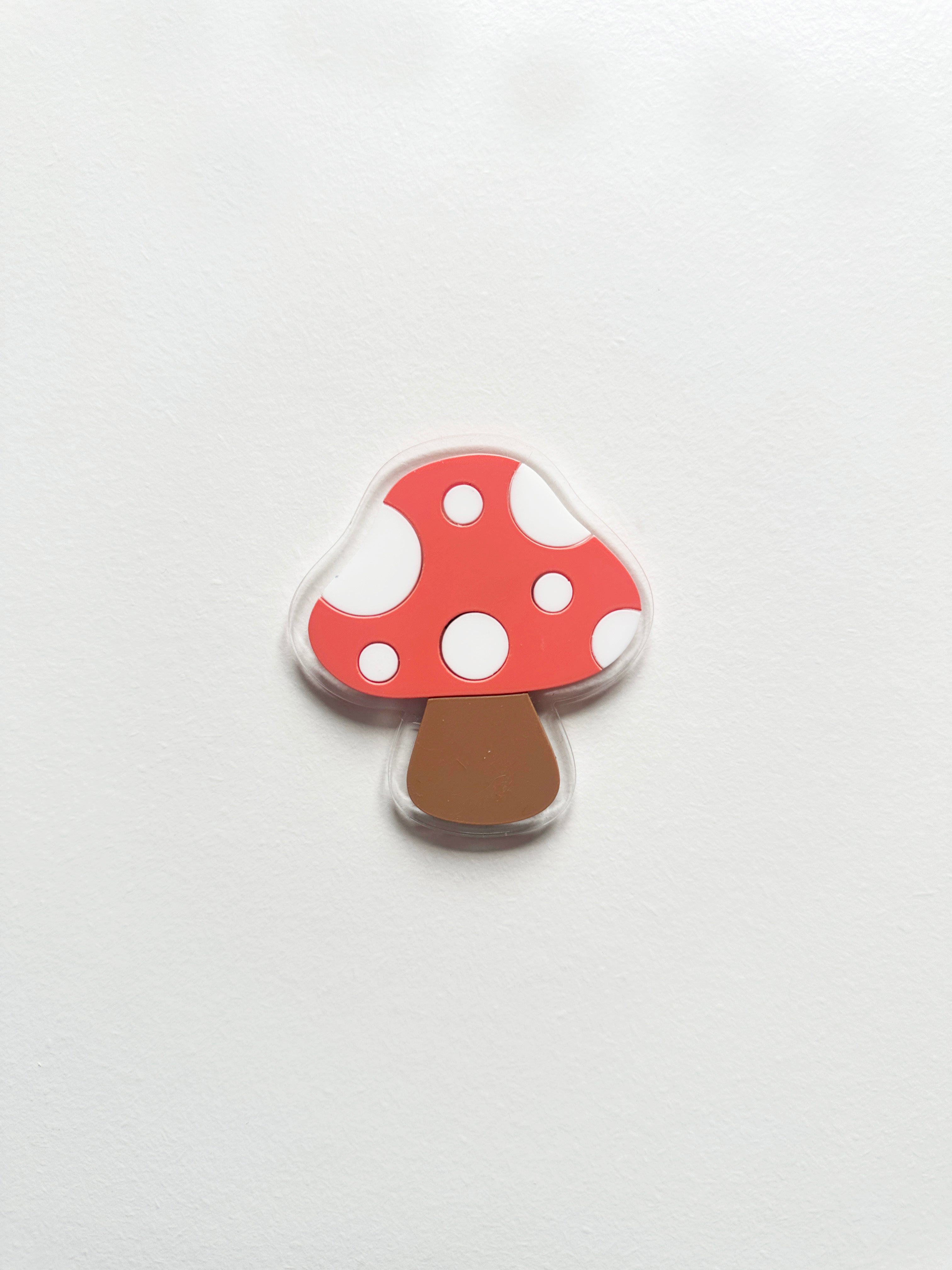 Toadstool locker magnet