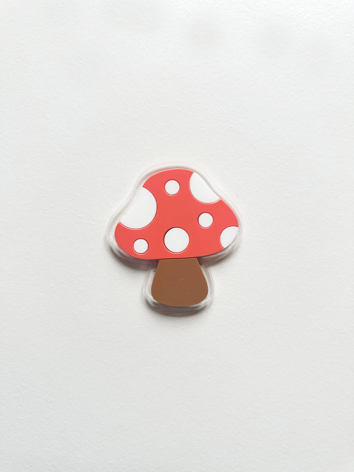 Toadstool locker magnet