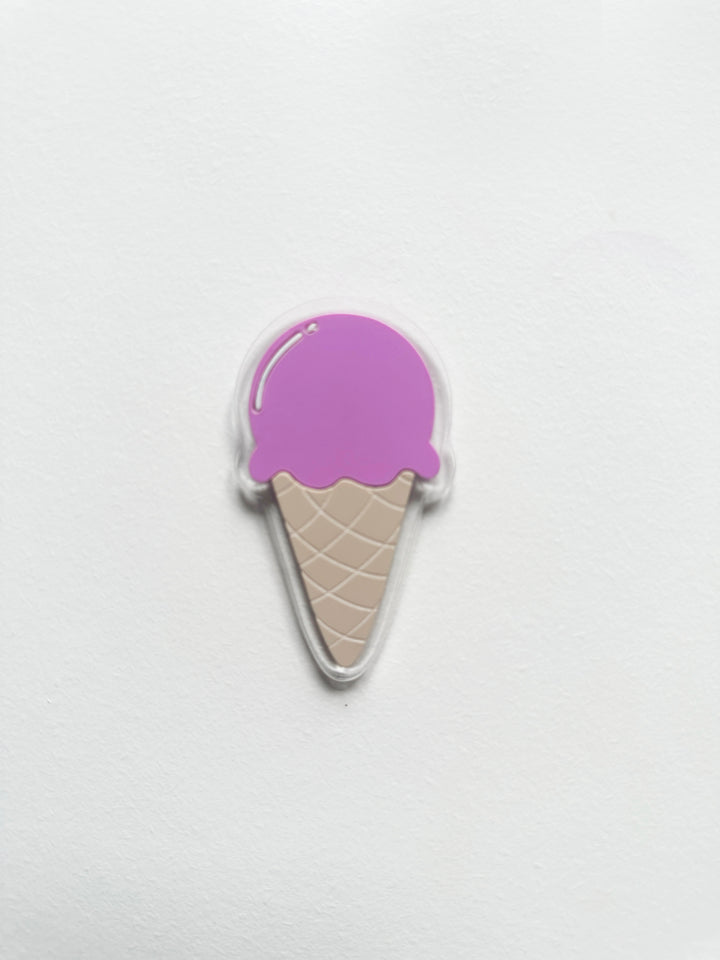 Purple Icecream Locker Magnet