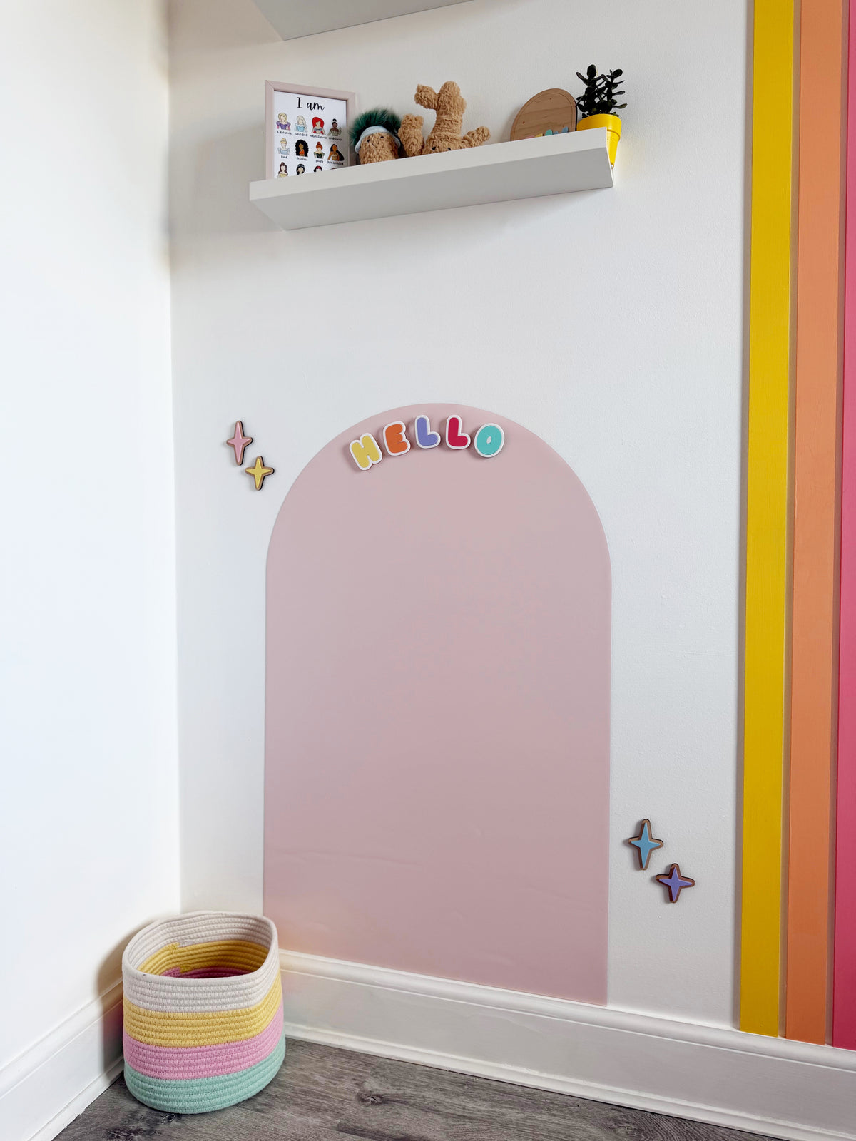 Magnetic wall arch decal - Peony pink (PRE-ORDER)