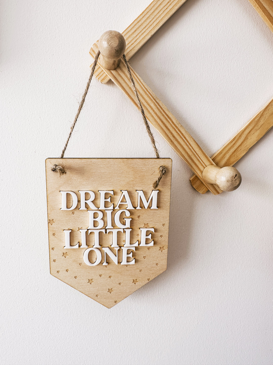 Dream big little one mini pennant