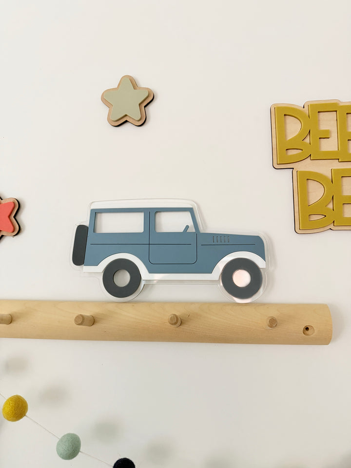 Acrylic jeep wall shape