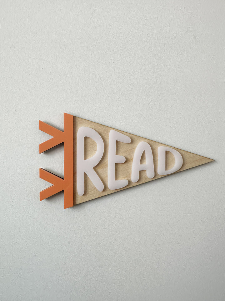 Read pennant flag