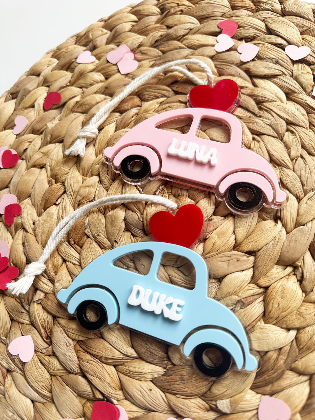 Personalised Love bug Valentine tag